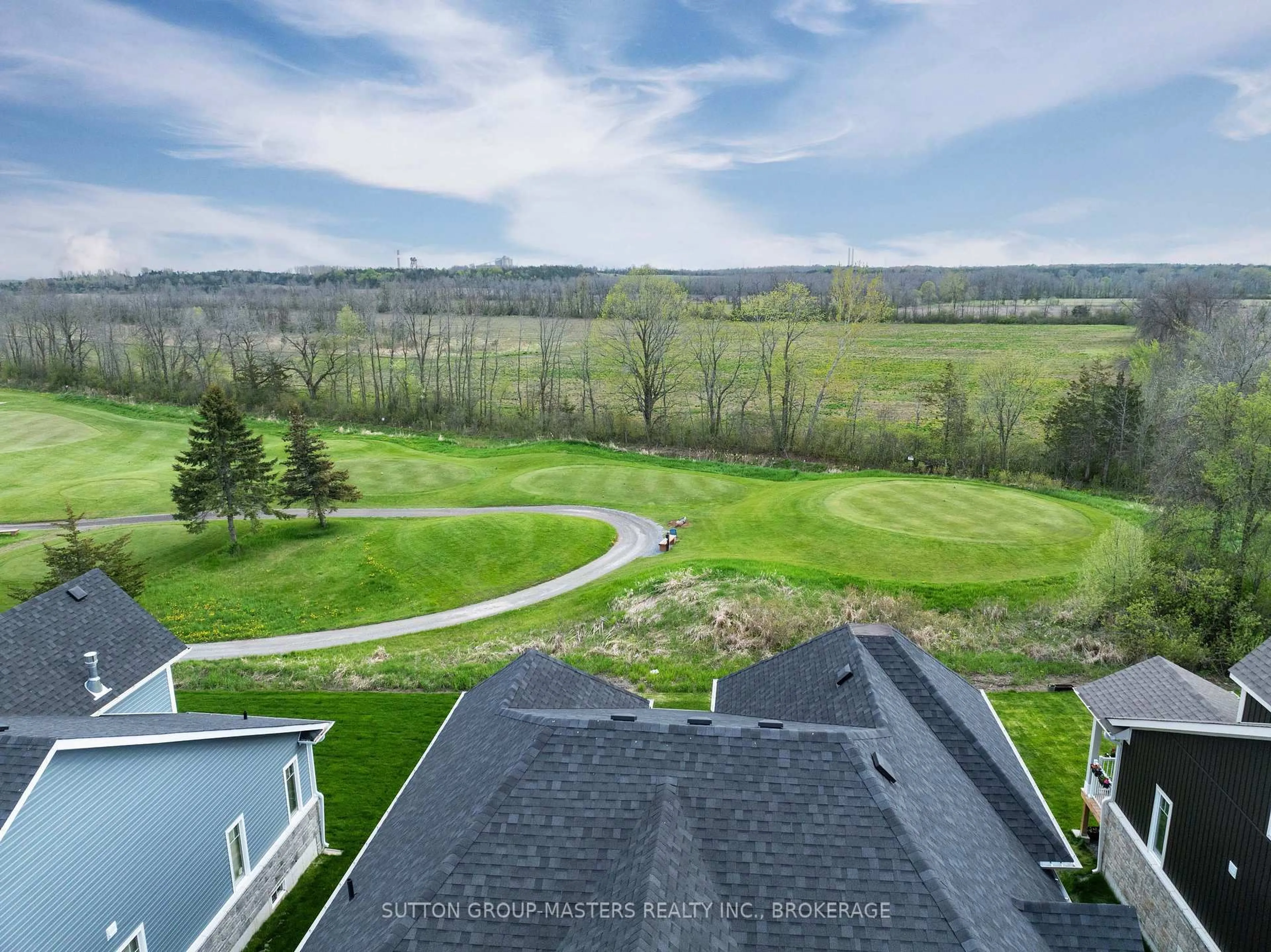 A pic from outside/outdoor area/front of a property/back of a property/a pic from drone, water/lake/river/ocean view for 160 Country Club Dr, Bath Ontario K0H 1G0