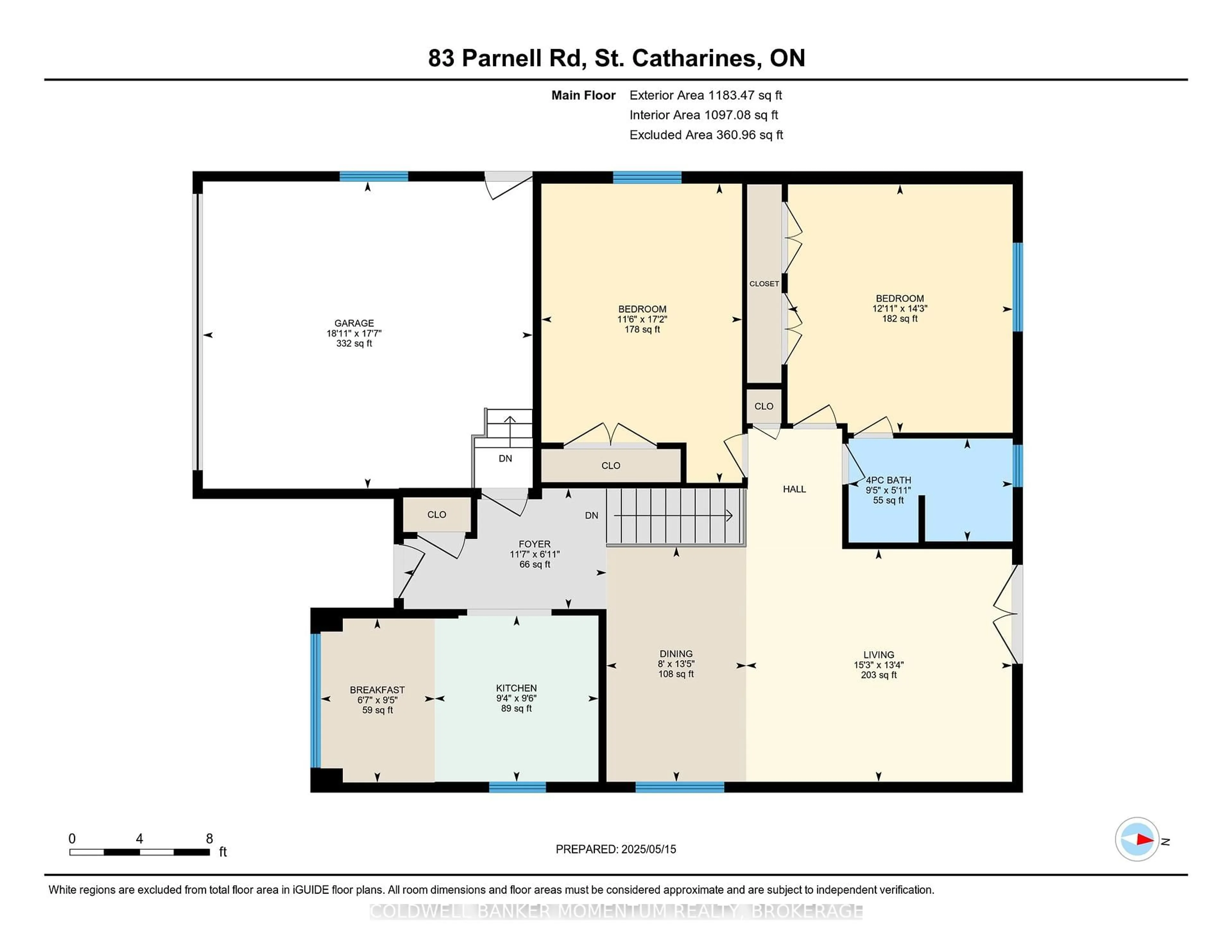Floor plan for 83 PARNELL Rd, St. Catharines Ontario L2M 1V8