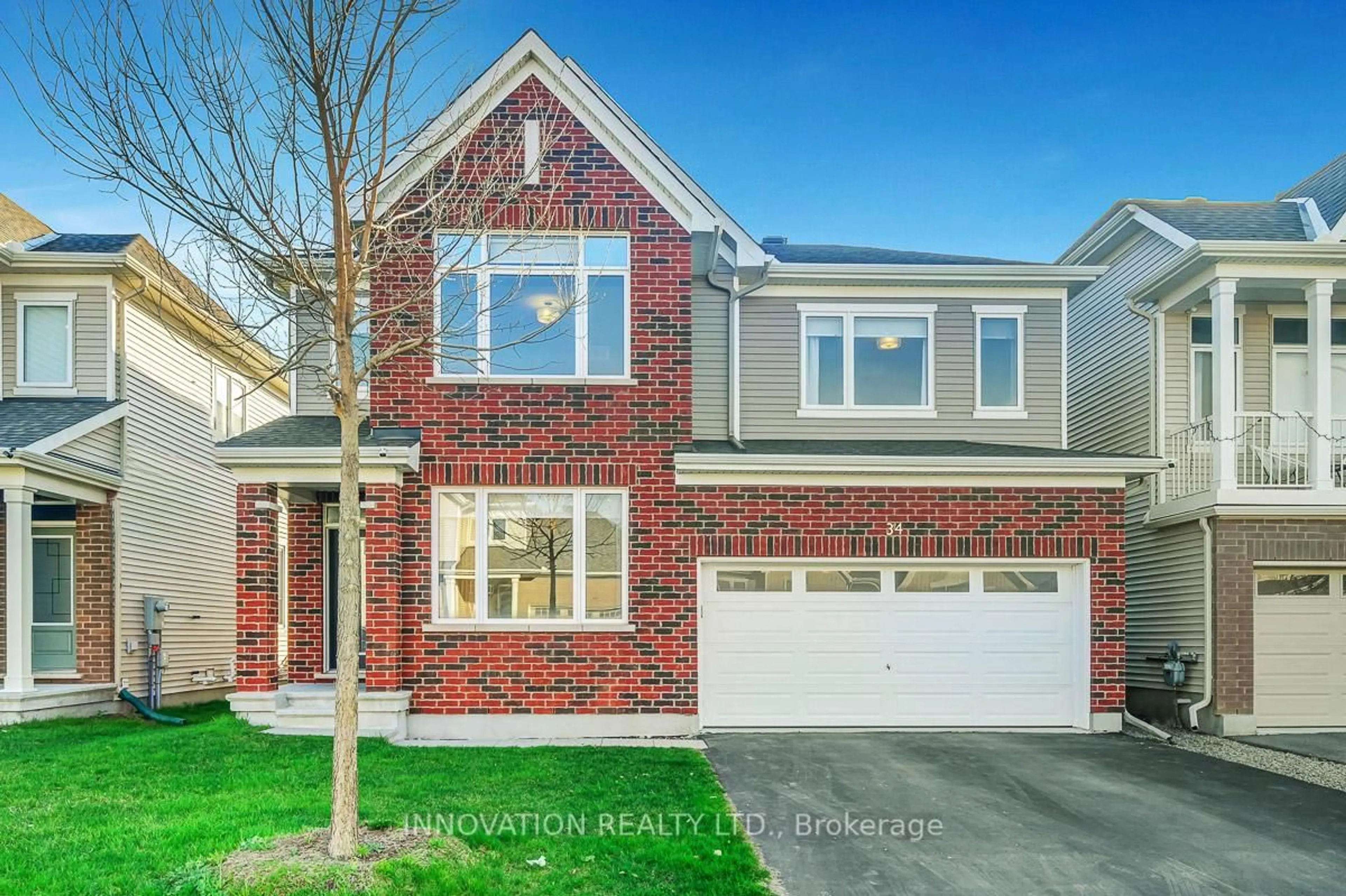 Home with brick exterior material, street for 34 Coppermine St, Ottawa Ontario K2J 6P7