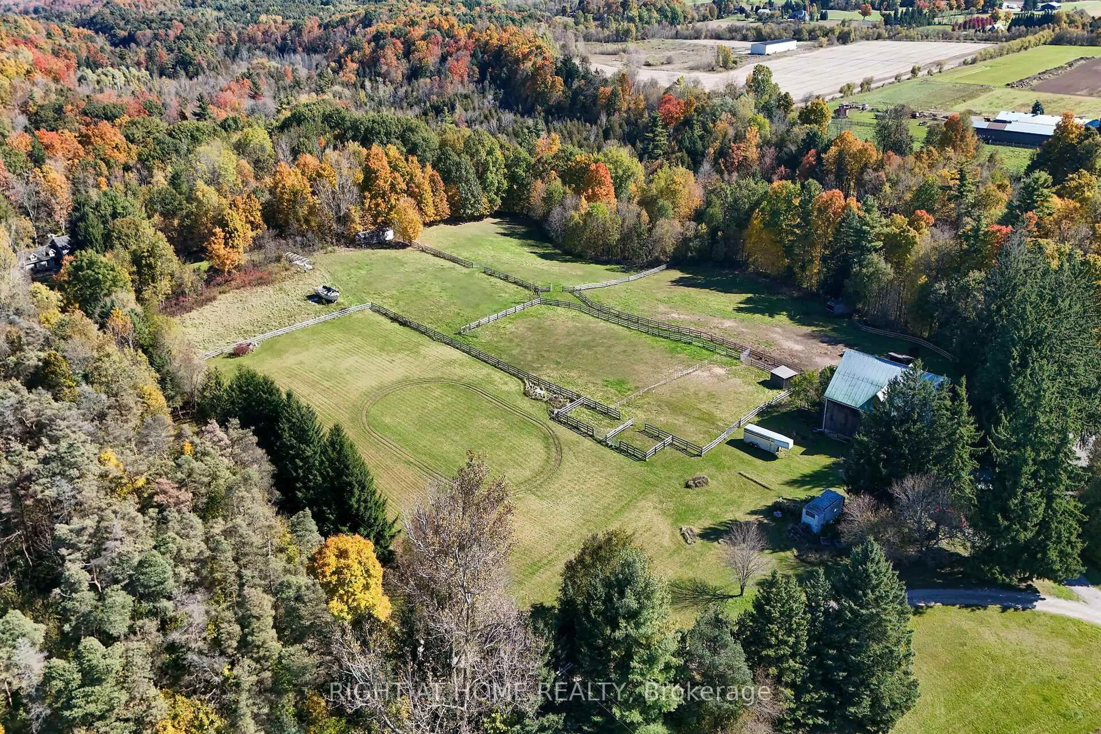 A pic from outside/outdoor area/front of a property/back of a property/a pic from drone, unknown for 1396 Progreston Rd, Hamilton Ontario L0R 1H3