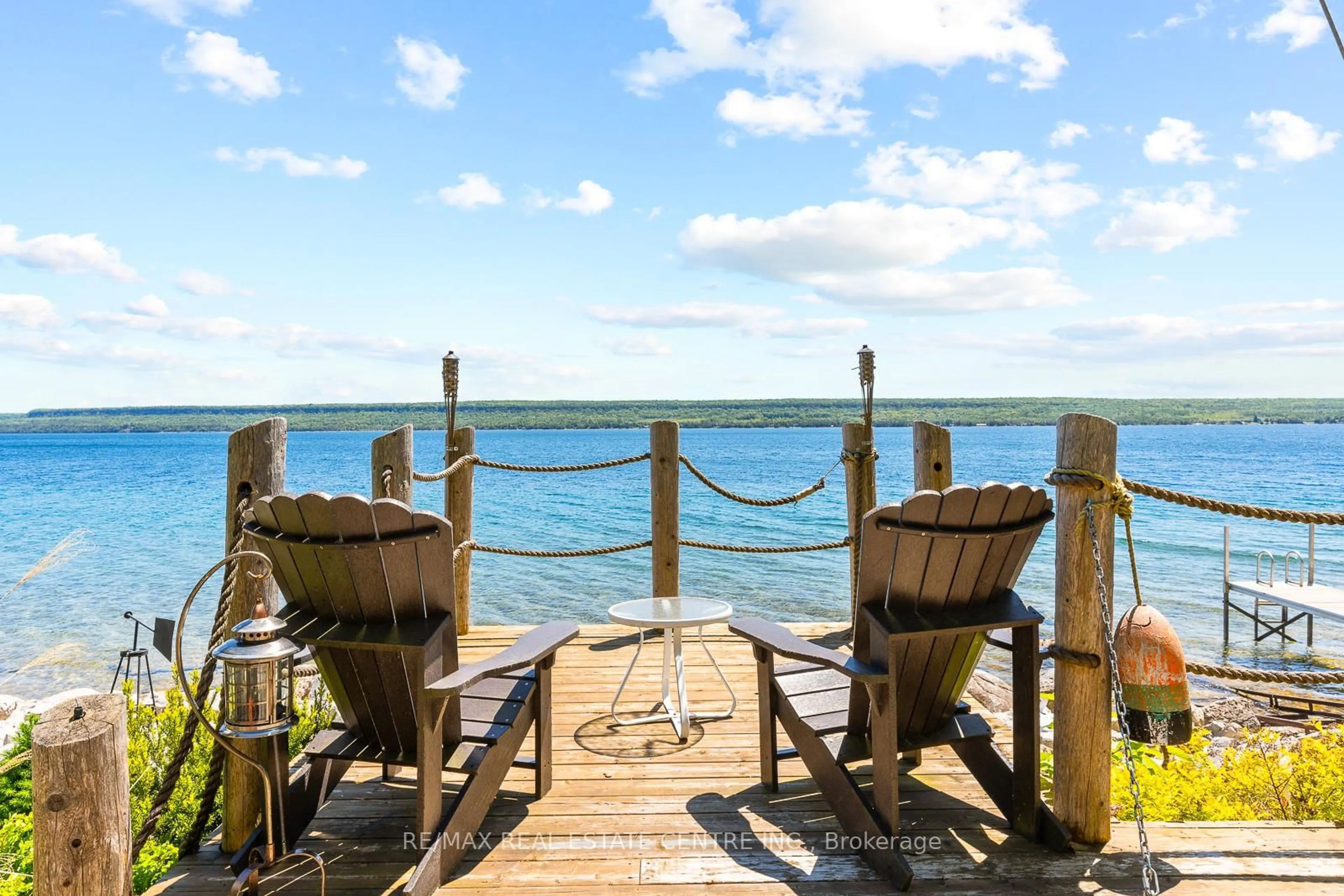 Patio, water/lake/river/ocean view for 376 Mallory Beach Rd, South Bruce Peninsula Ontario N0H 2T0