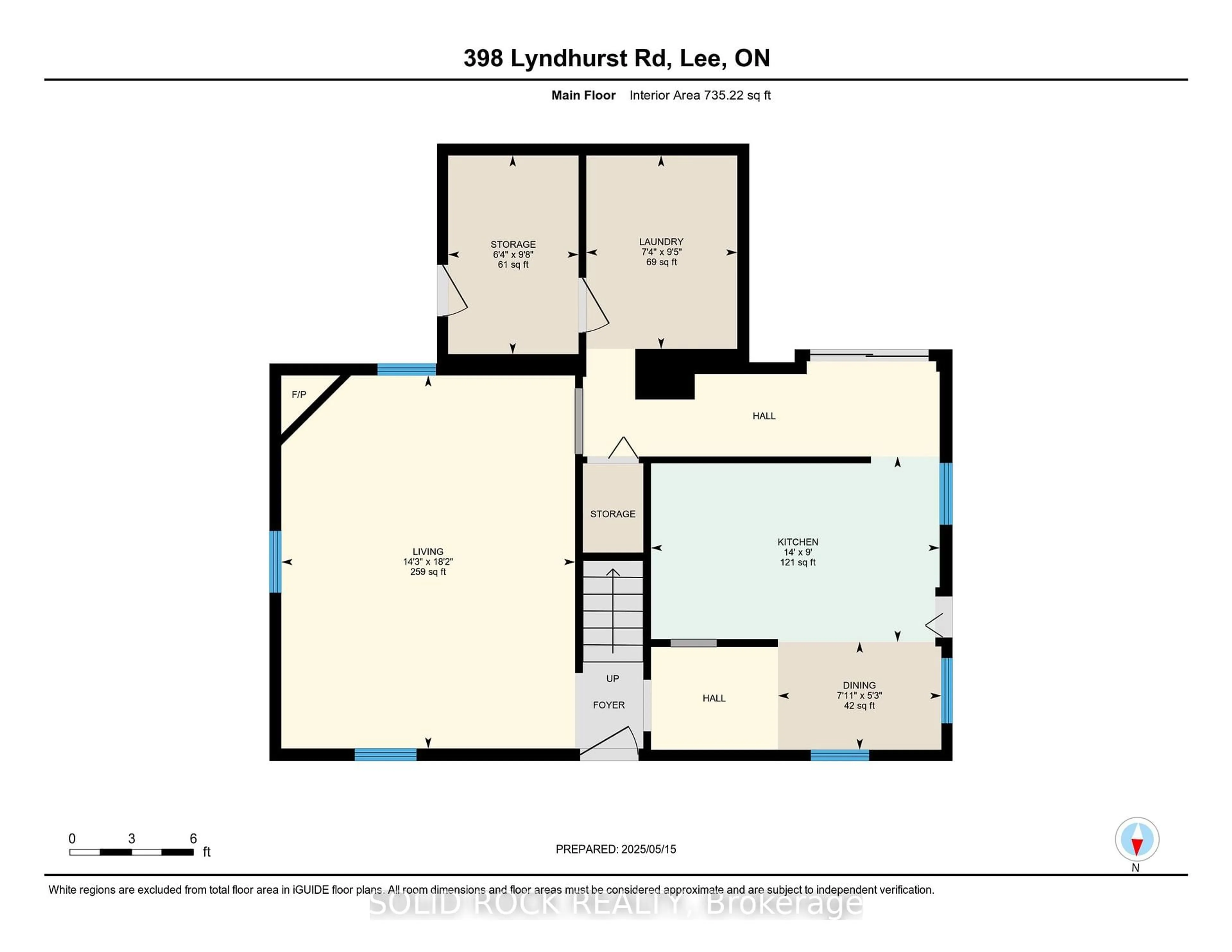 Floor plan for 398 Lyndhurst Rd, Leeds and the Thousand Islands Ontario K0E 1N0