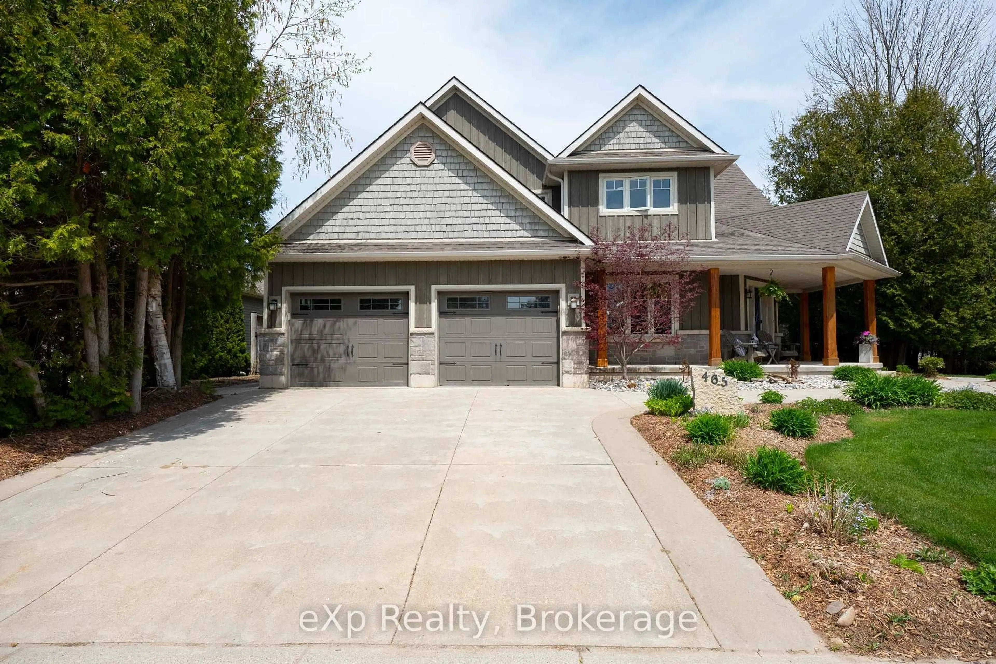 Home with brick exterior material, street for 465 Creekwood Dr, Saugeen Shores Ontario N0H 2L0