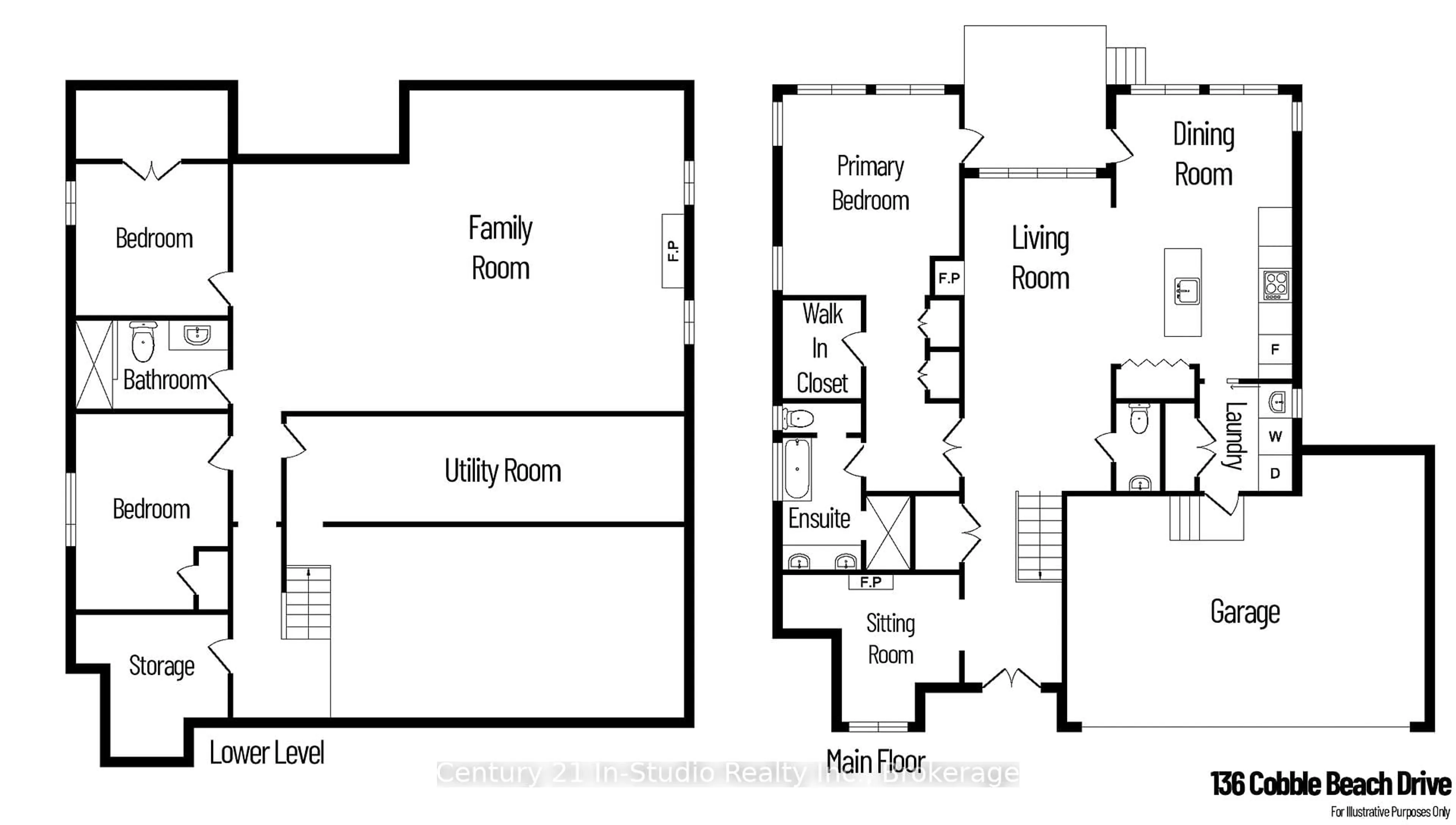 Floor plan for 136 Cobble Beach Dr, Georgian Bluffs Ontario N0H 1S0