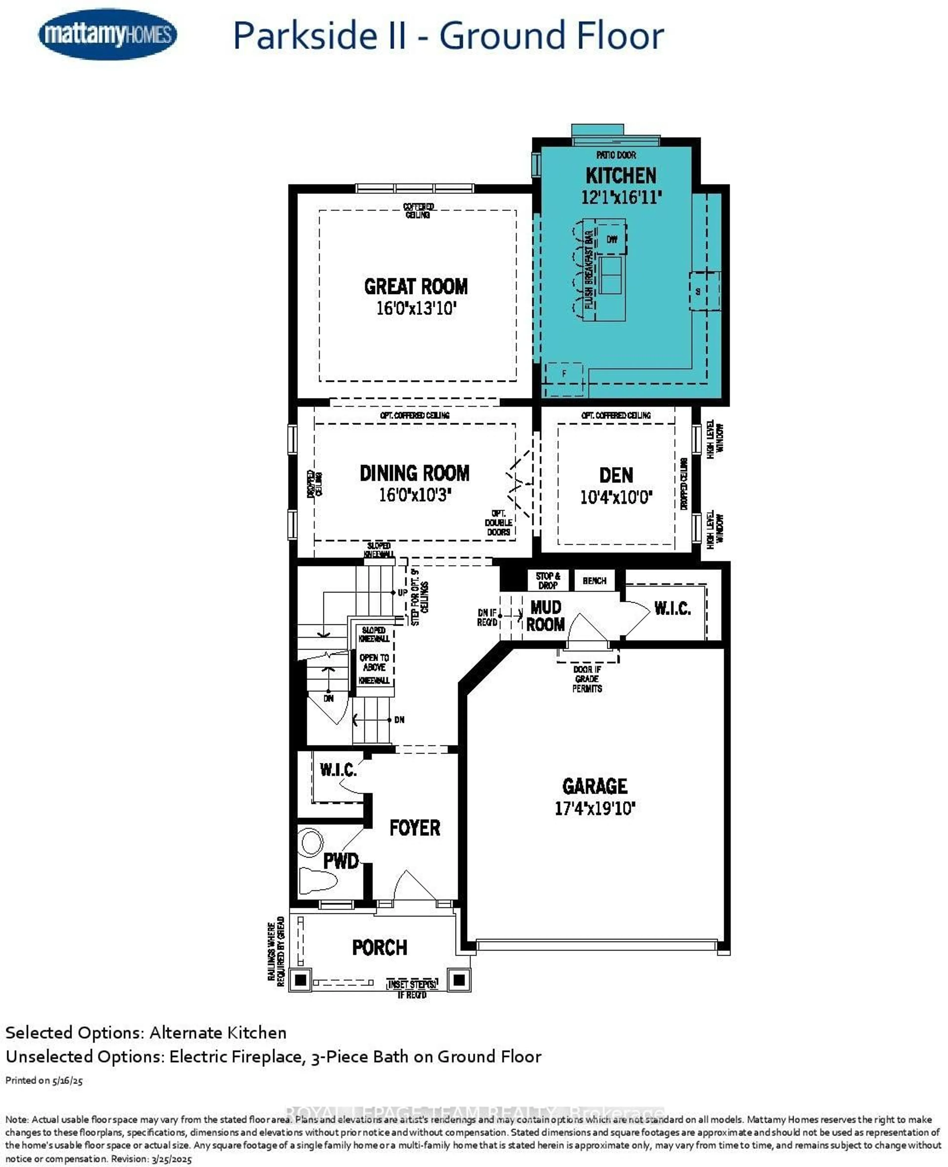 Floor plan for 103 Viburnum Terr, Richmond Ontario K0A 2Z0