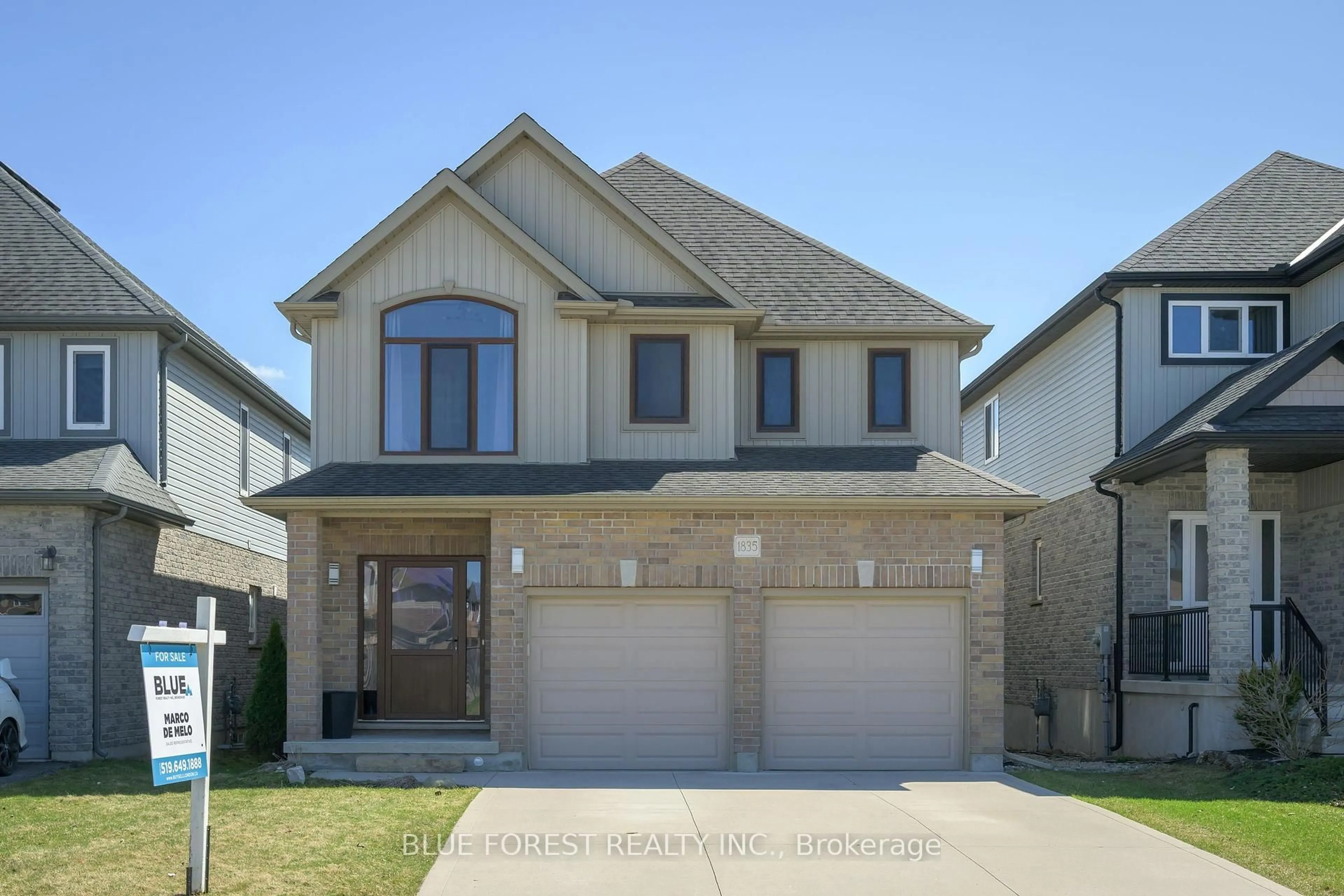Home with brick exterior material, street for 1835 CEDARPARK Dr, London North Ontario N5X 0C7