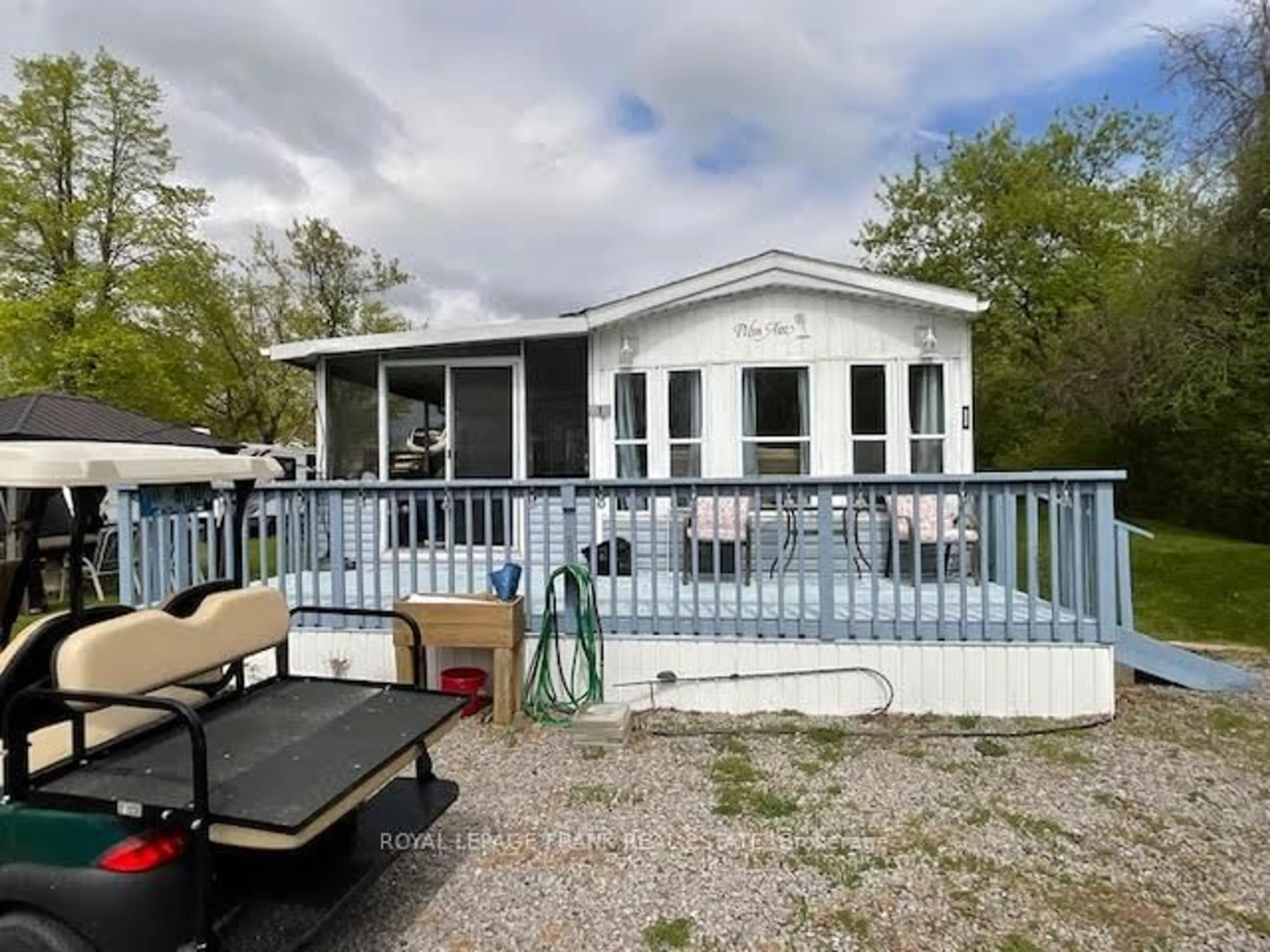 Home with vinyl exterior material, water/lake/river/ocean view for 1 Grandview Ave, Otonabee-South Monaghan Ontario K0L 2G0