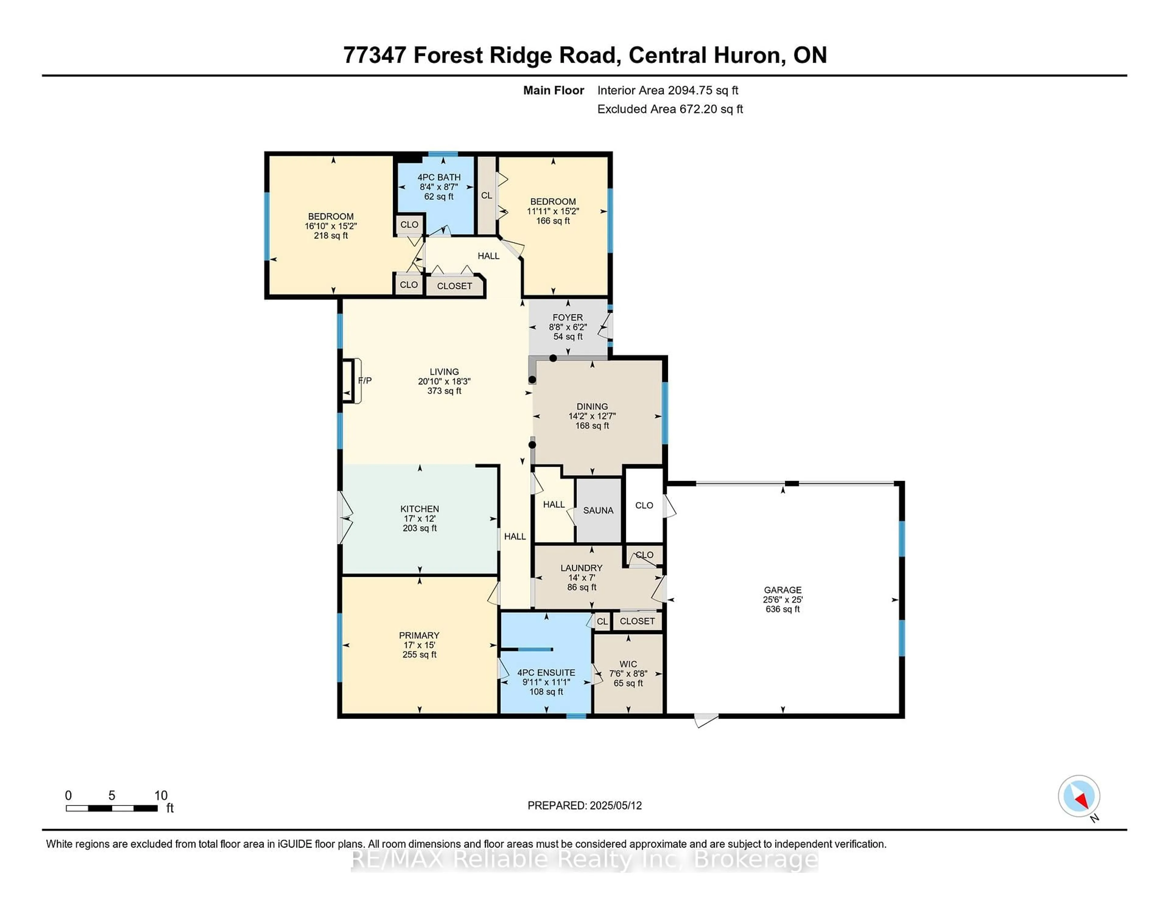 Floor plan for 77347 Forest Ridge Rd, Bluewater Ontario N0M 1G0