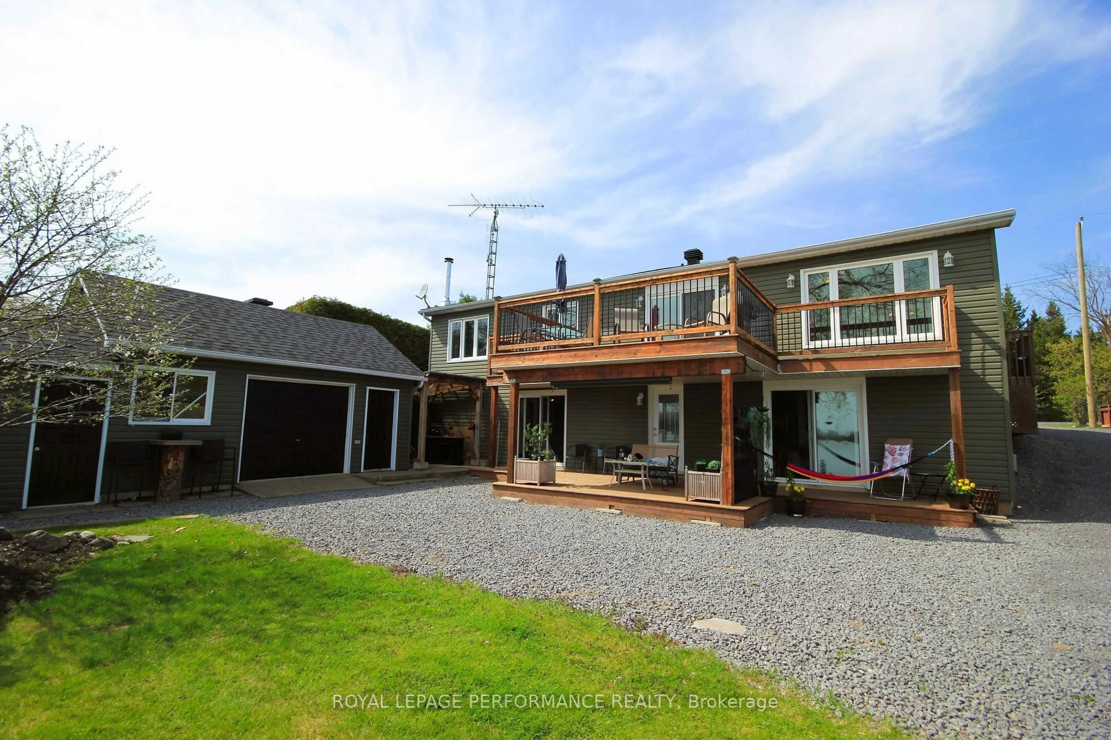 A pic from outside/outdoor area/front of a property/back of a property/a pic from drone, unknown for 155 Ladouceur St, Champlain Ontario K0B 1J0