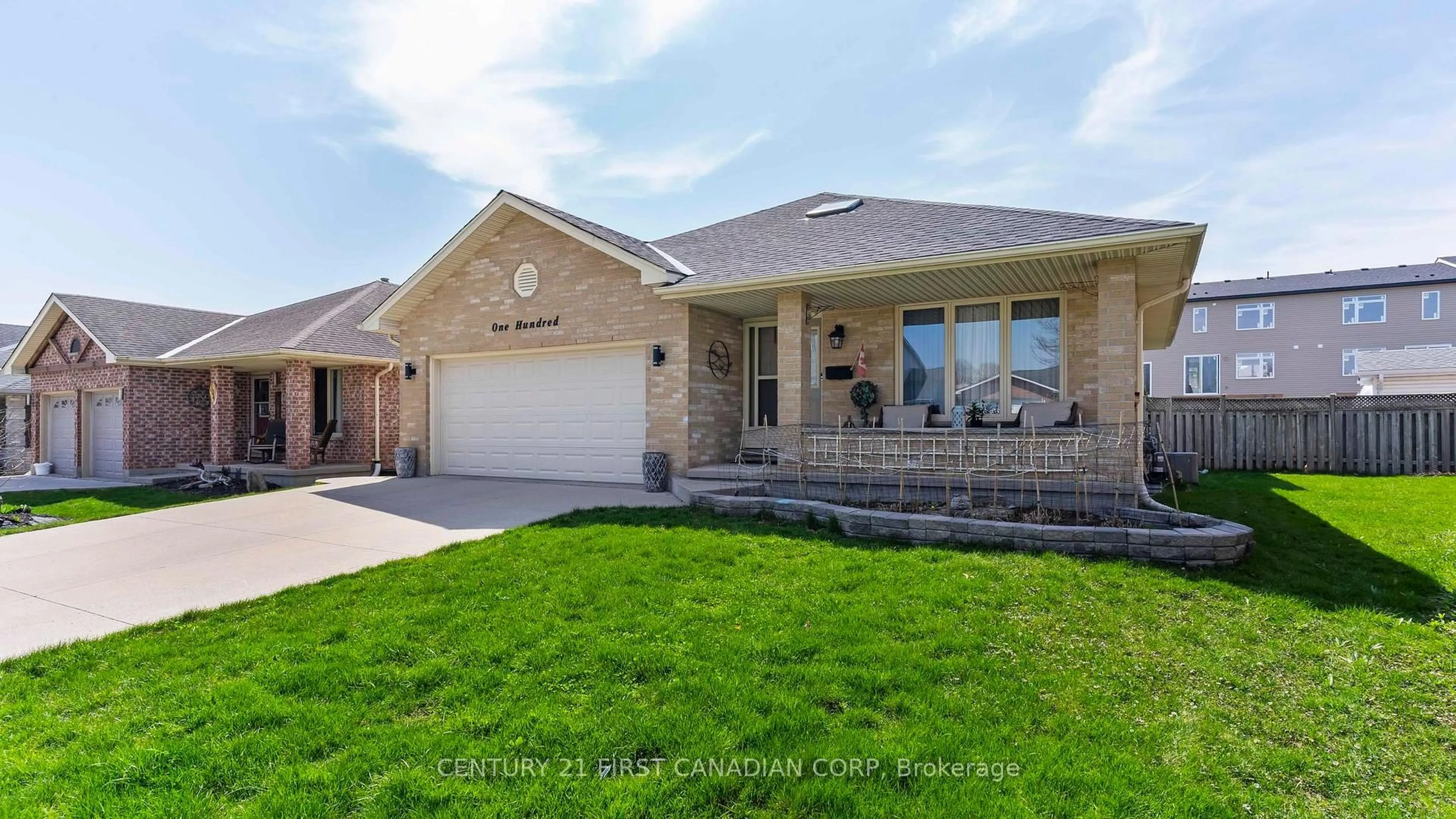 Home with brick exterior material, street for 100 Josselyn Dr, London South Ontario N6E 3V6