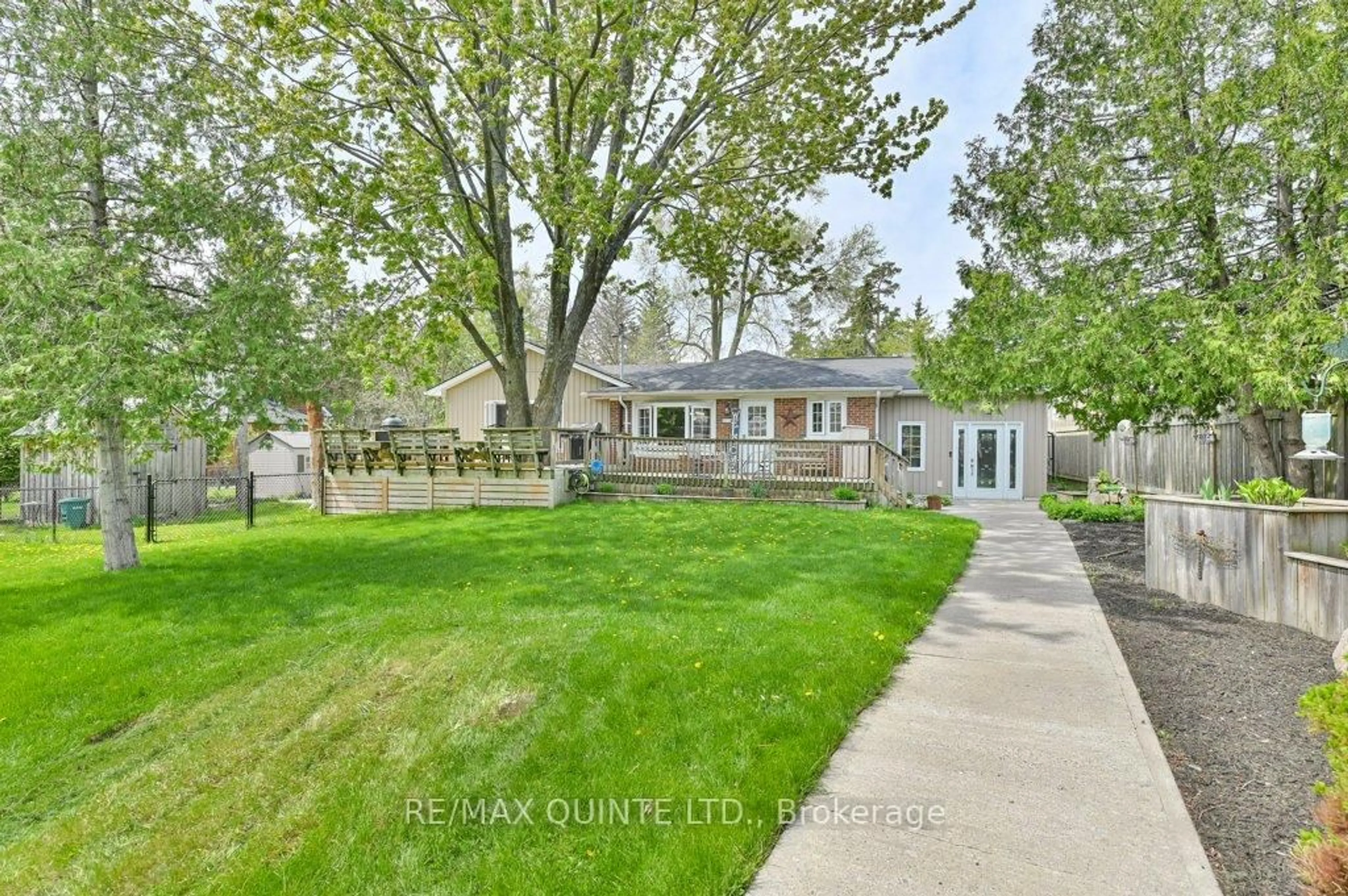 A pic from outside/outdoor area/front of a property/back of a property/a pic from drone, street for 12 Fourth Ave, Quinte West Ontario K8V 5N3