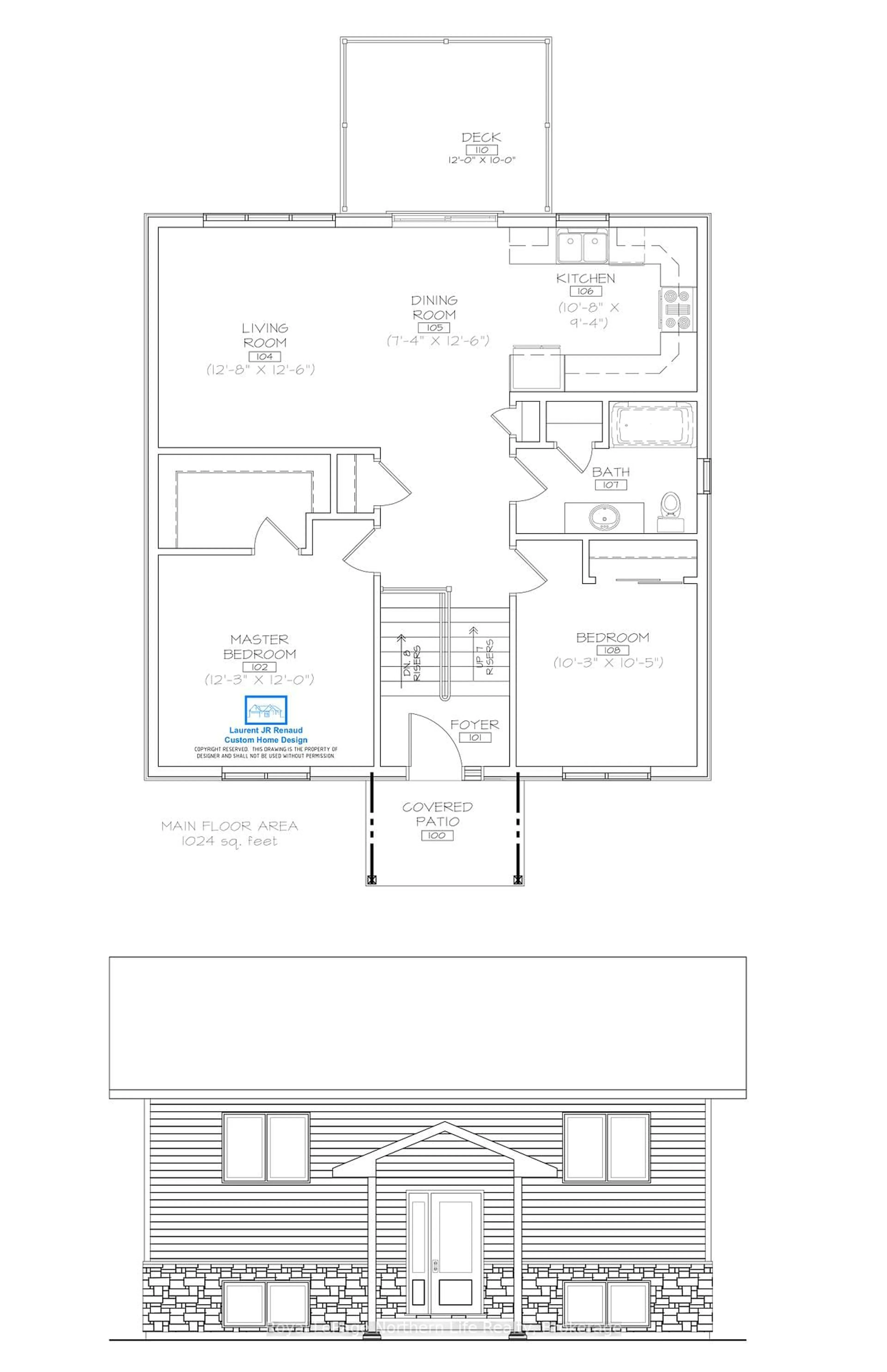 Floor plan for 426 Roy St, West Nipissing Ontario P2B 3E6