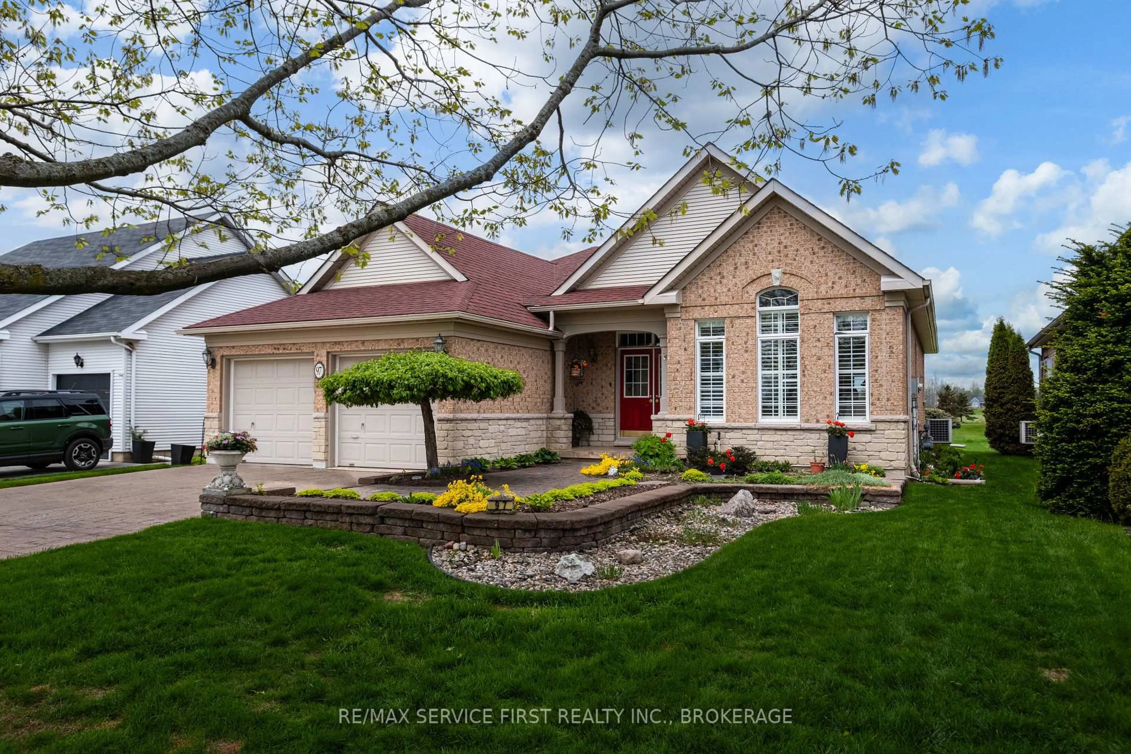 Home with brick exterior material, street for 97 Abbey Dawn Dr, Bath Ontario K0H 1G0