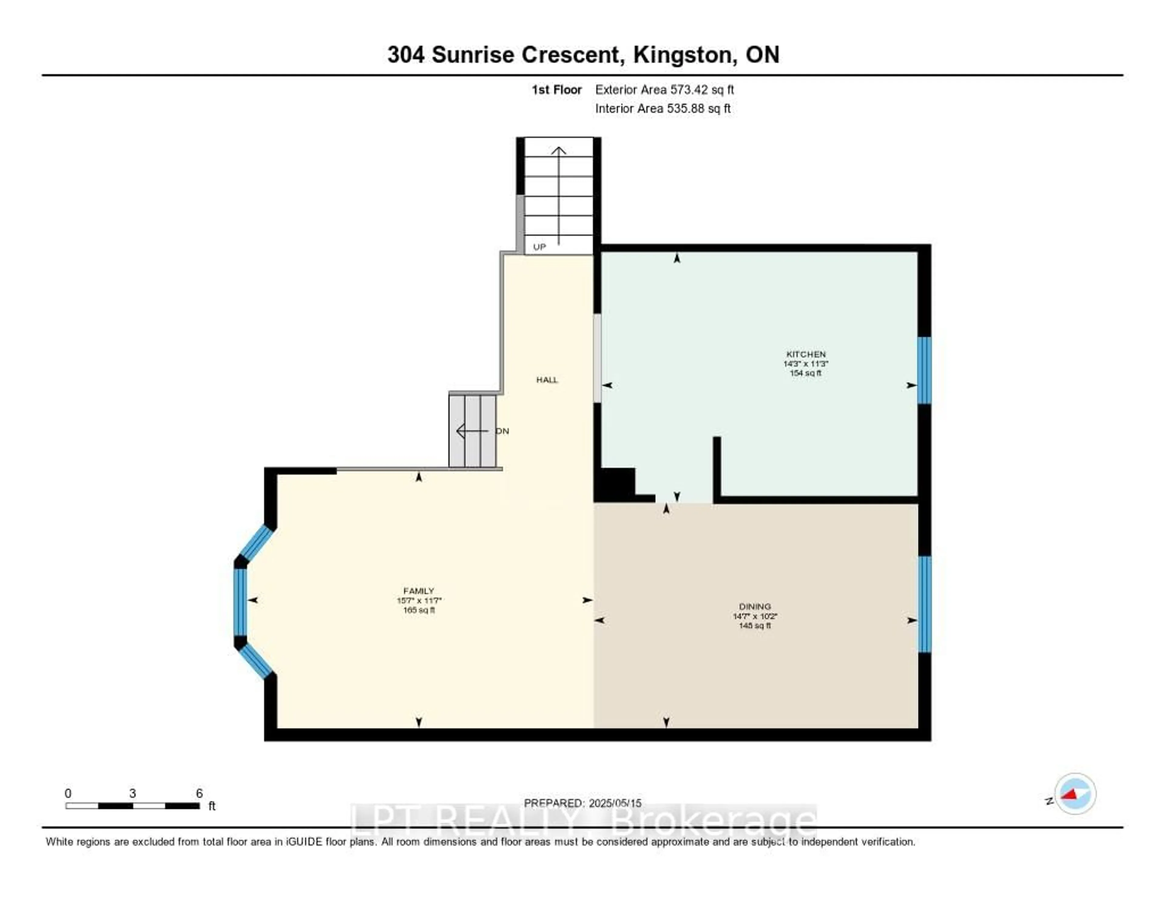 Floor plan for 304 Sunrise Cres, Kingston Ontario K7M 8C3
