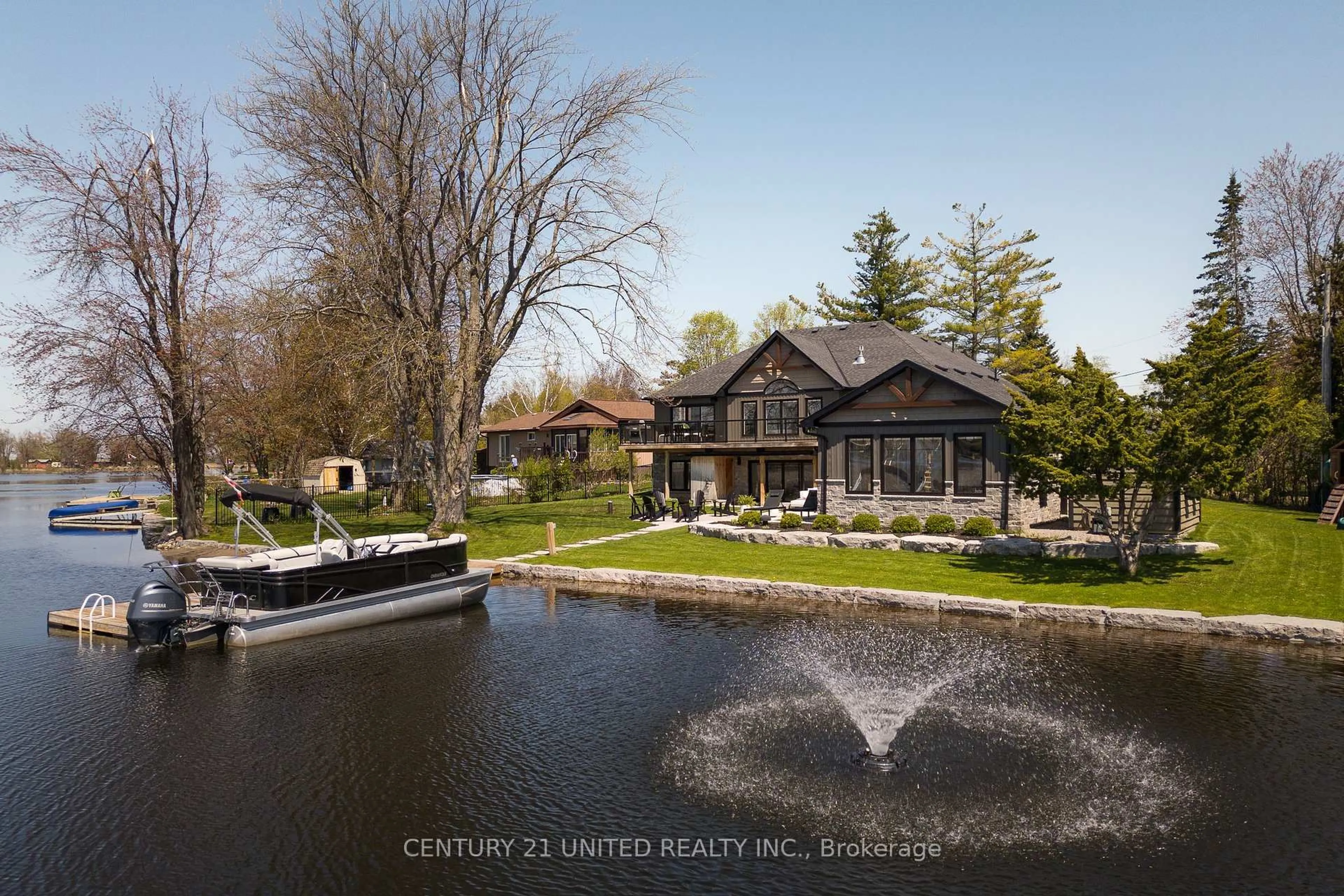 Patio, water/lake/river/ocean view for 1168 Roger Pl, Selwyn Ontario K0L 1T0