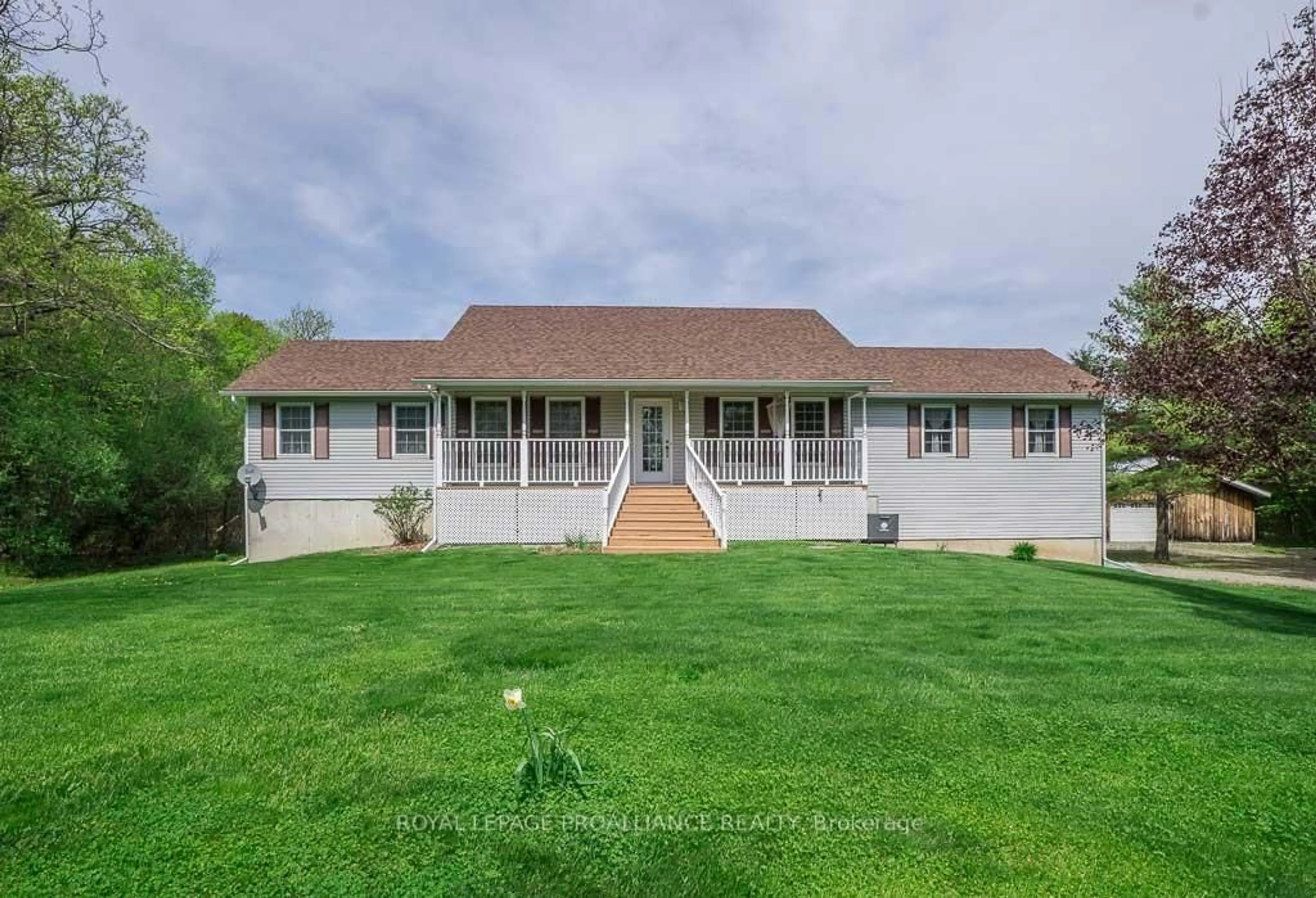 A pic from outside/outdoor area/front of a property/back of a property/a pic from drone, water/lake/river/ocean view for 11 Heffernan Rd, Athens Ontario K0E 1B0