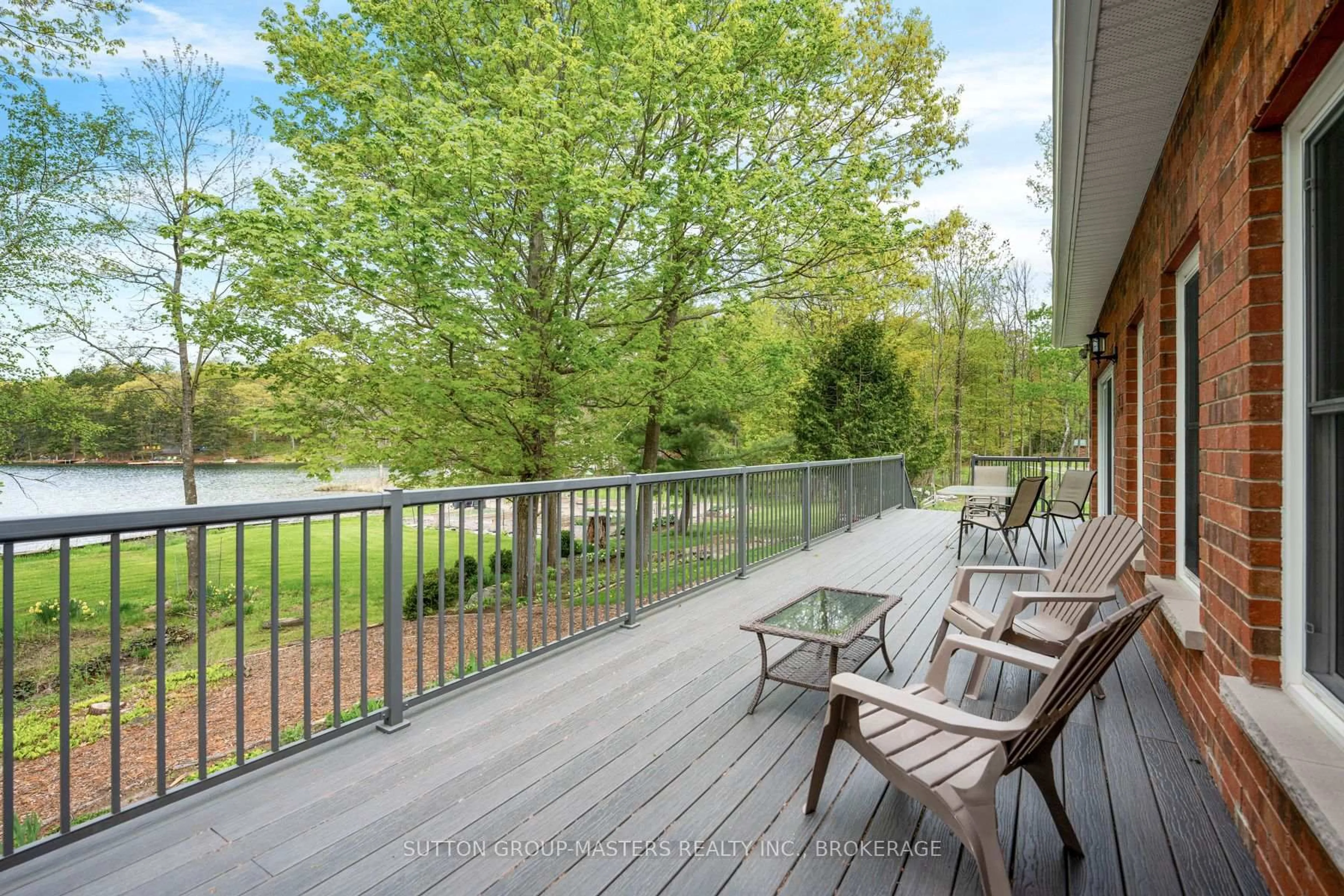 Patio, water/lake/river/ocean view for 1023 Big Ben Lane, Sydenham Ontario K0H 2T0