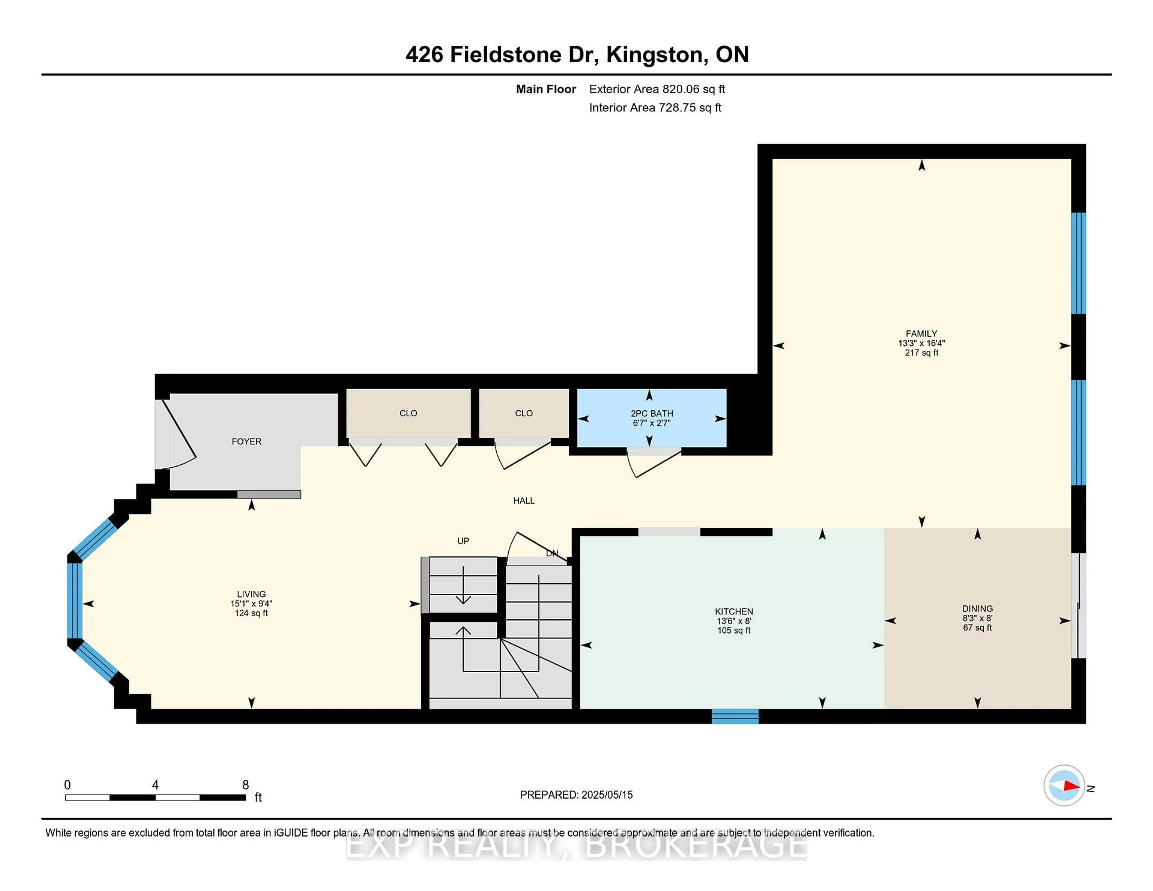 Floor plan for 426 FIELDSTONE Dr, Kingston Ontario K7K 7E2