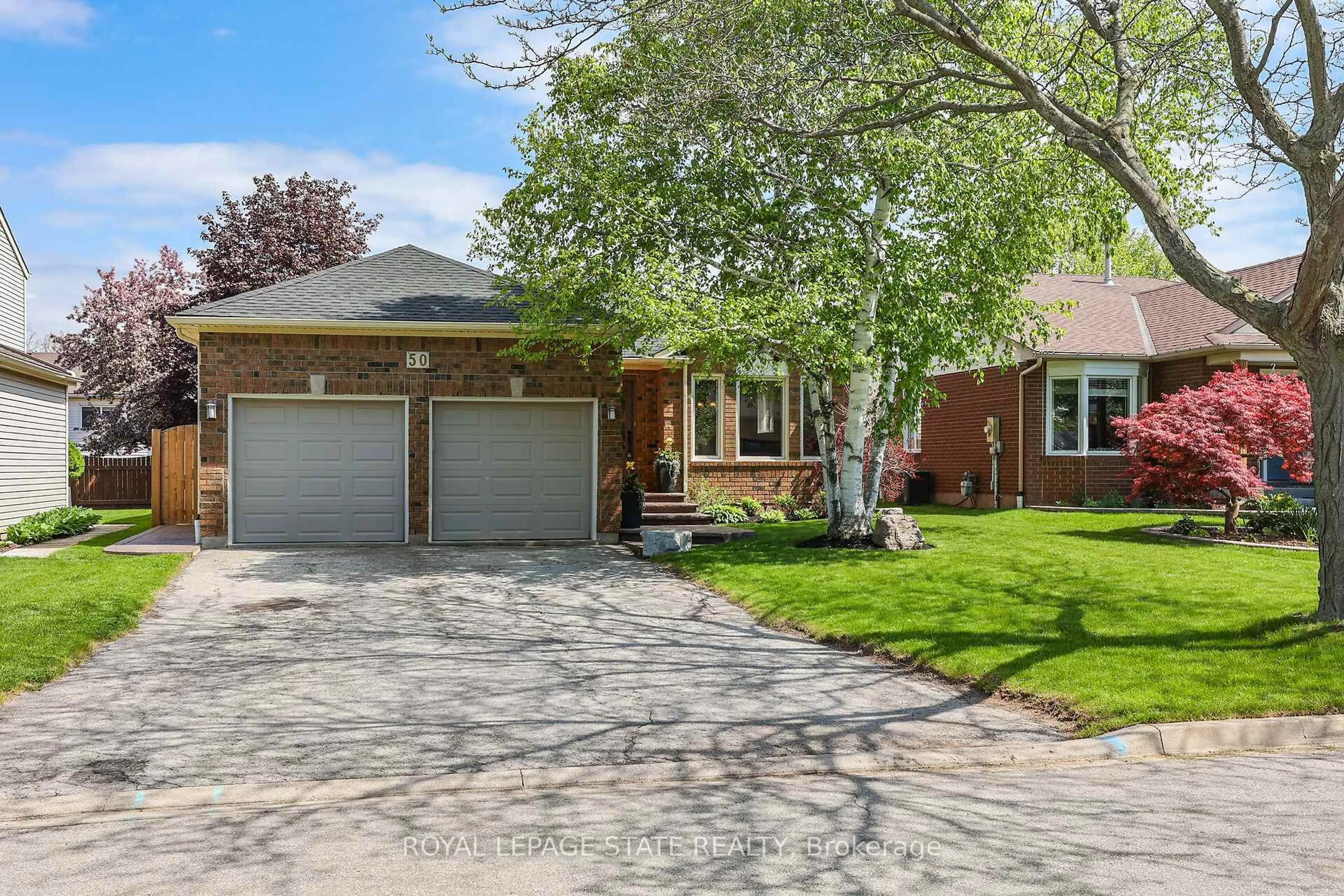Home with brick exterior material, street for 50 Pleasant Grove Terr, Grimsby Ontario L3M 5H1