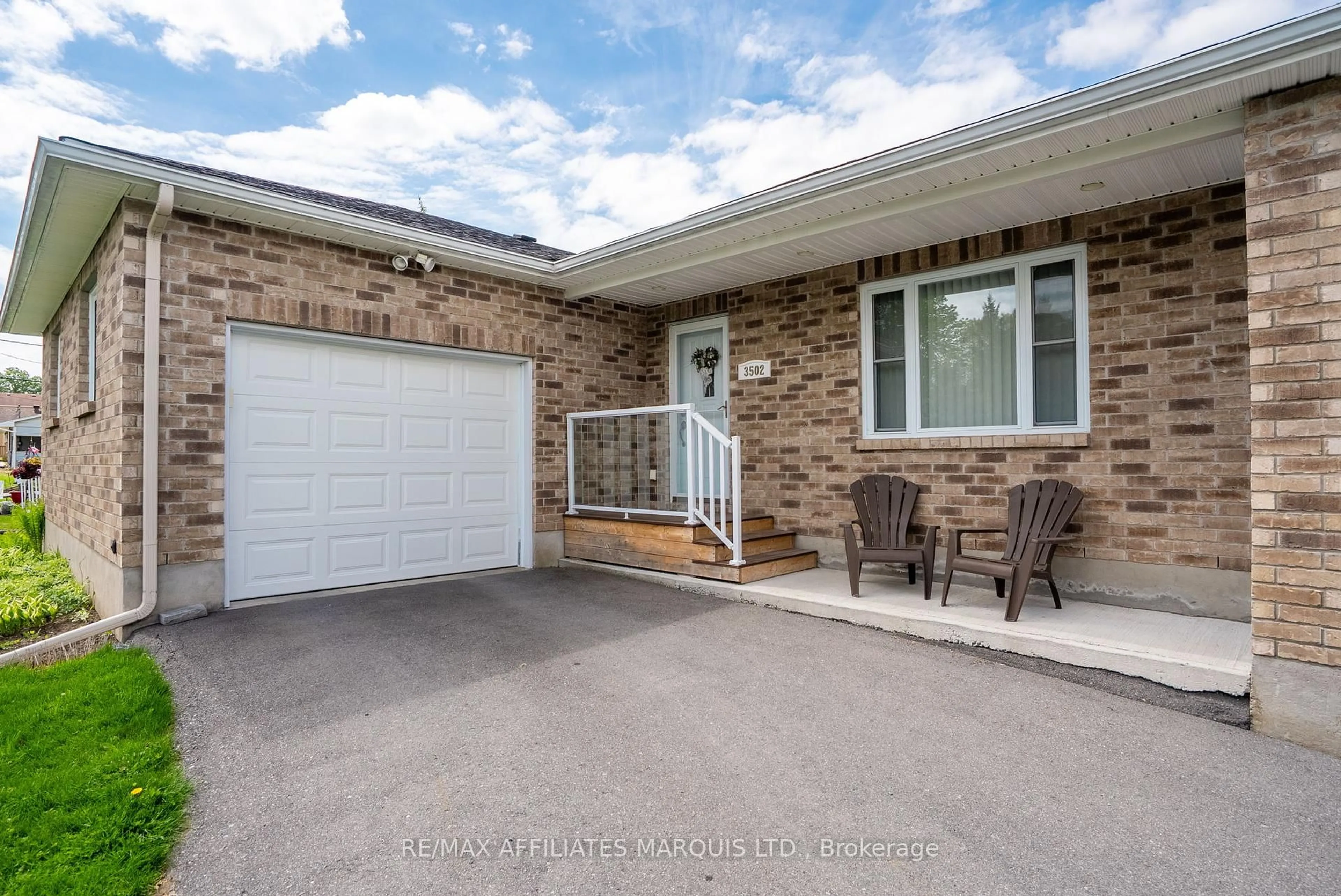 Home with brick exterior material, street for 3502 Bruce St, South Stormont Ontario K6K 1N3