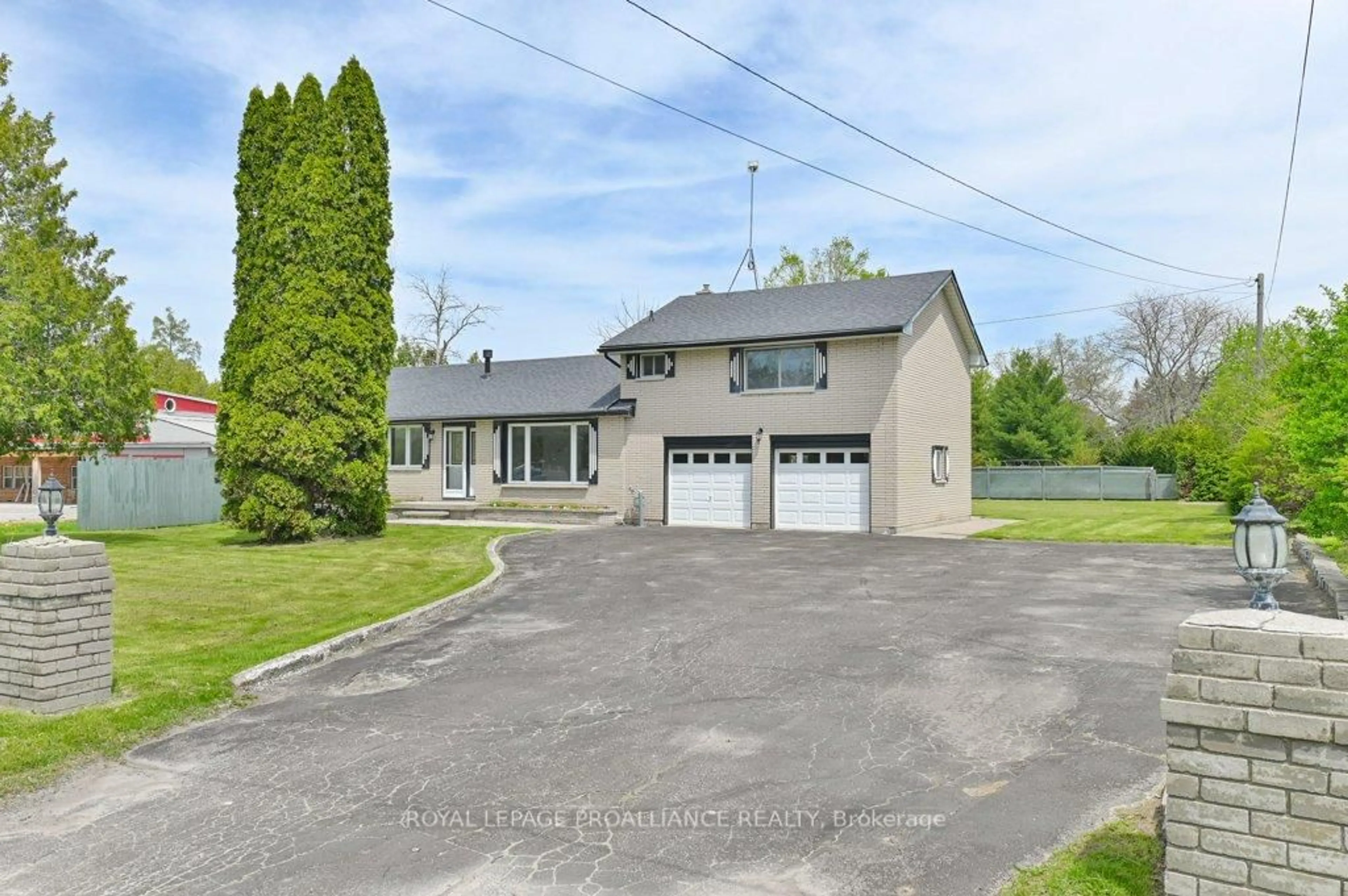 A pic from outside/outdoor area/front of a property/back of a property/a pic from drone, street for 22227 Loyalist Pkwy, Quinte West Ontario K0K 1L0