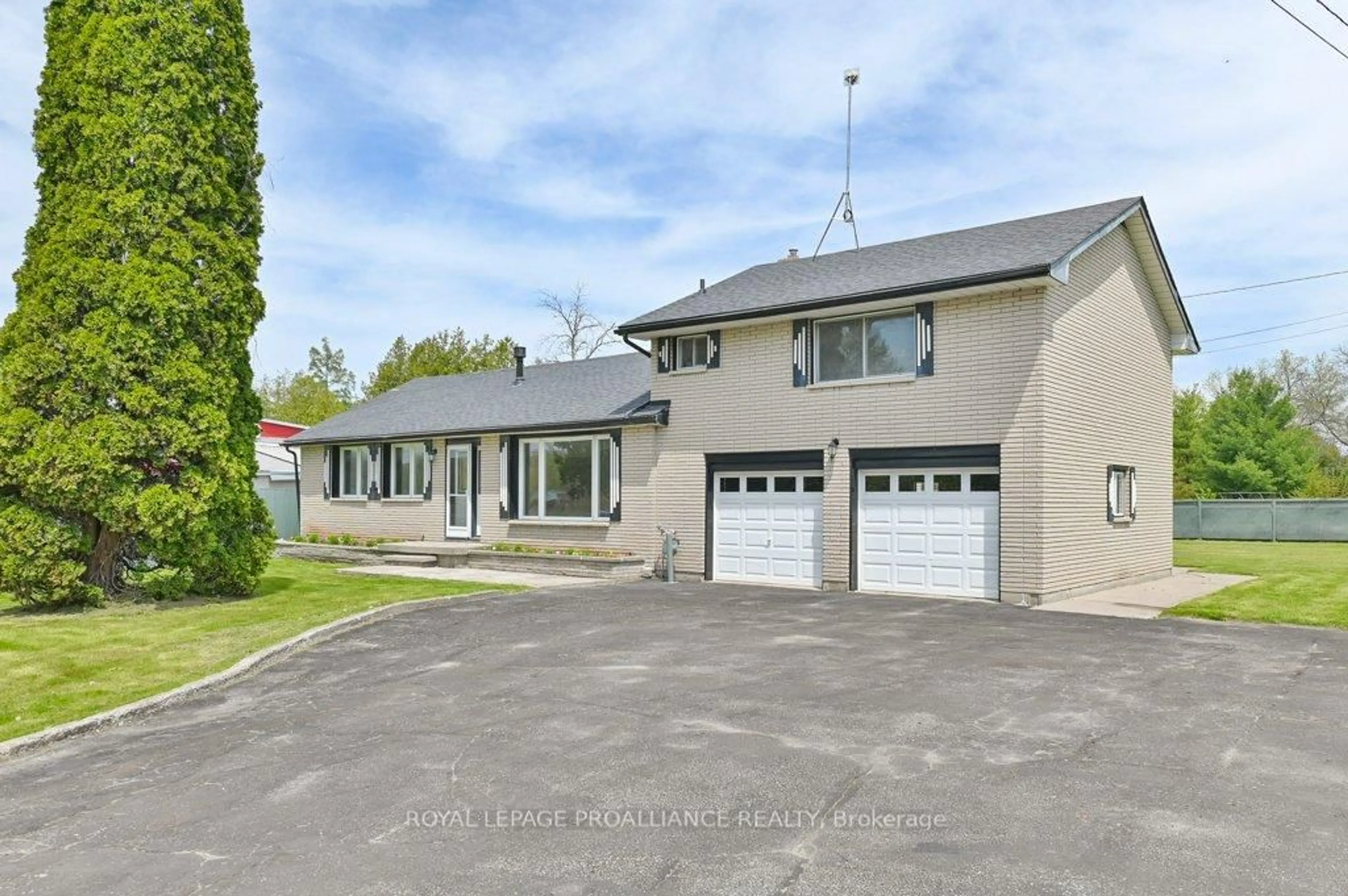A pic from outside/outdoor area/front of a property/back of a property/a pic from drone, street for 22227 Loyalist Pkwy, Quinte West Ontario K0K 1L0