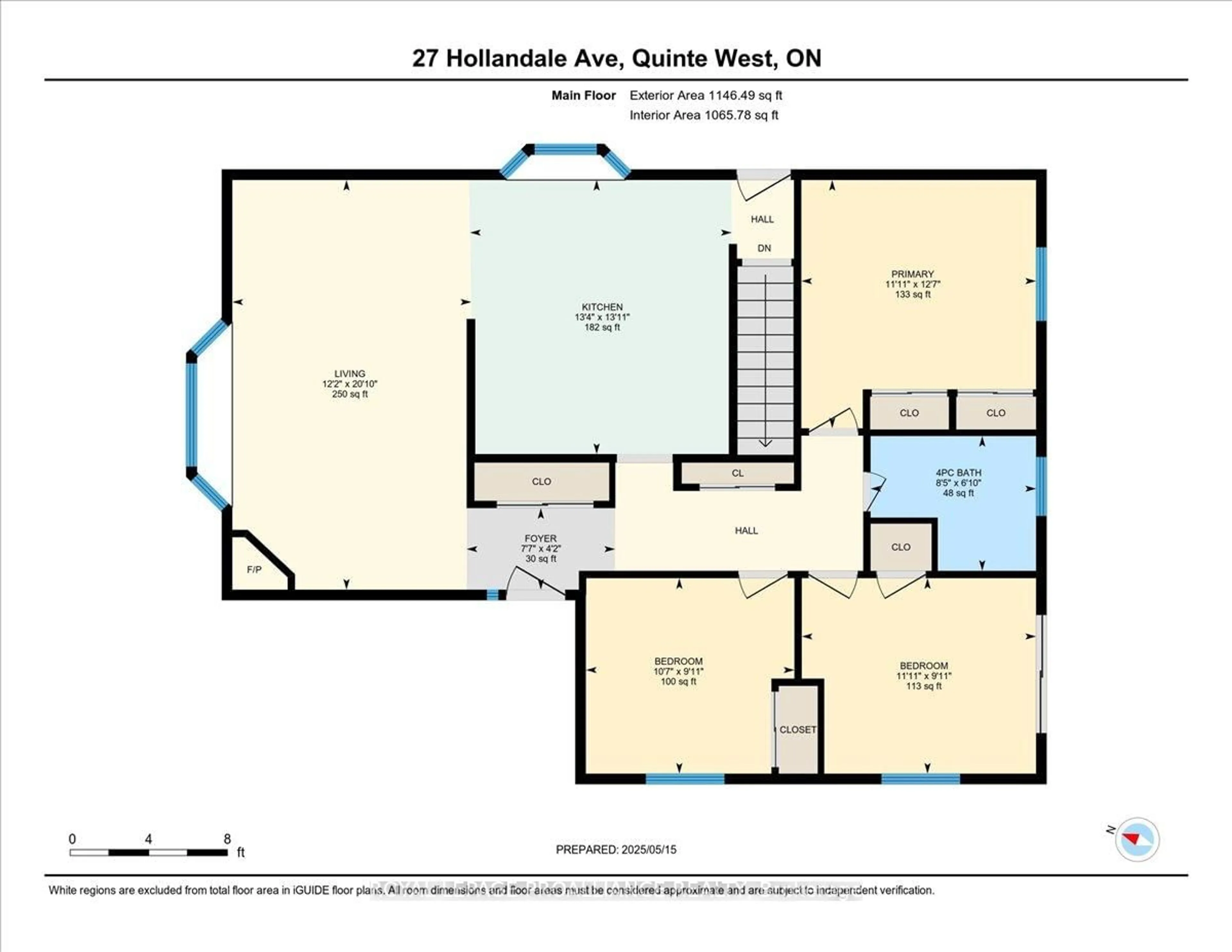 Floor plan for 27 Hollandale Ave, Quinte West Ontario K8V 2C5