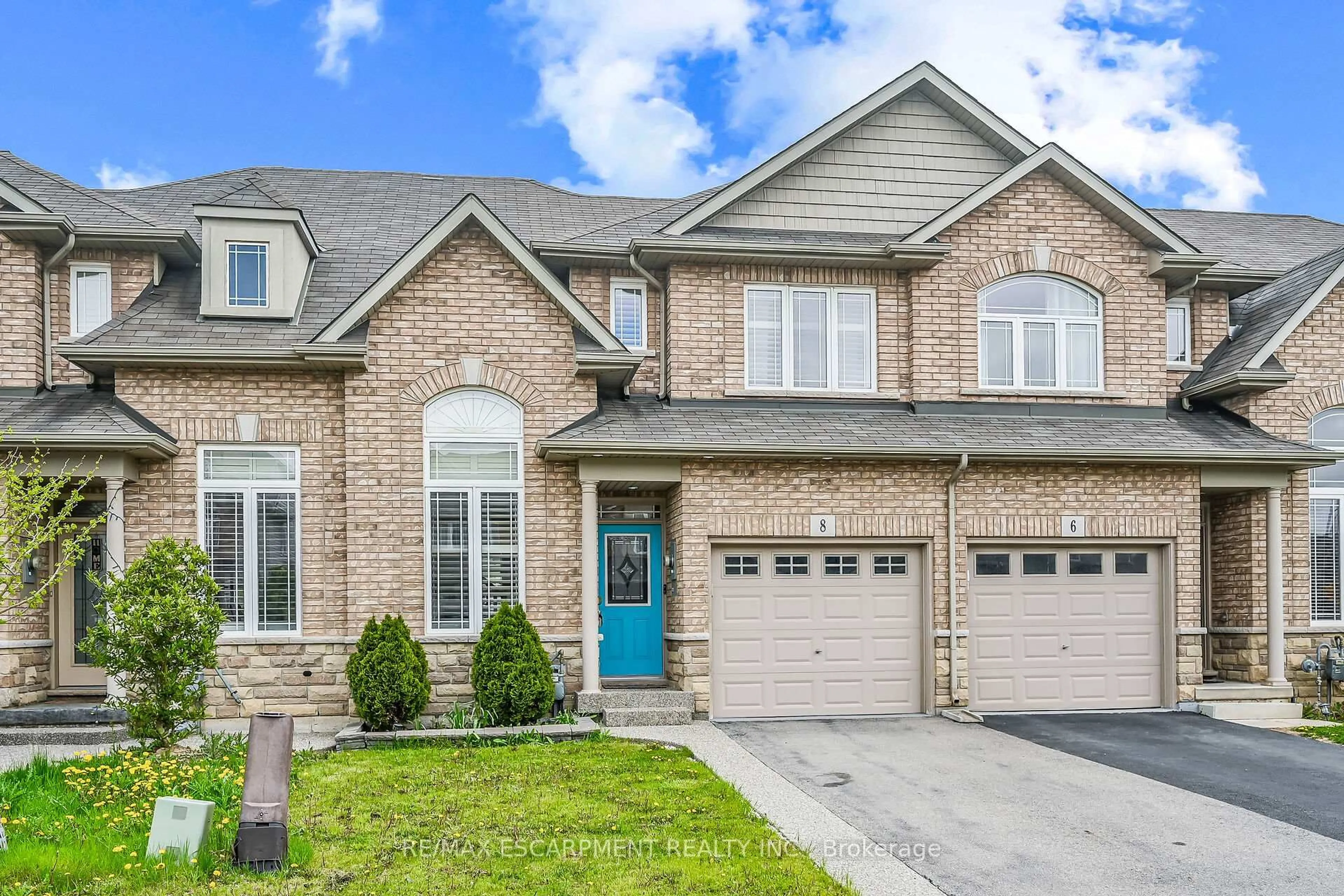 Home with brick exterior material, street for 8 Charleswood Cres, Hamilton Ontario L0R 1P0