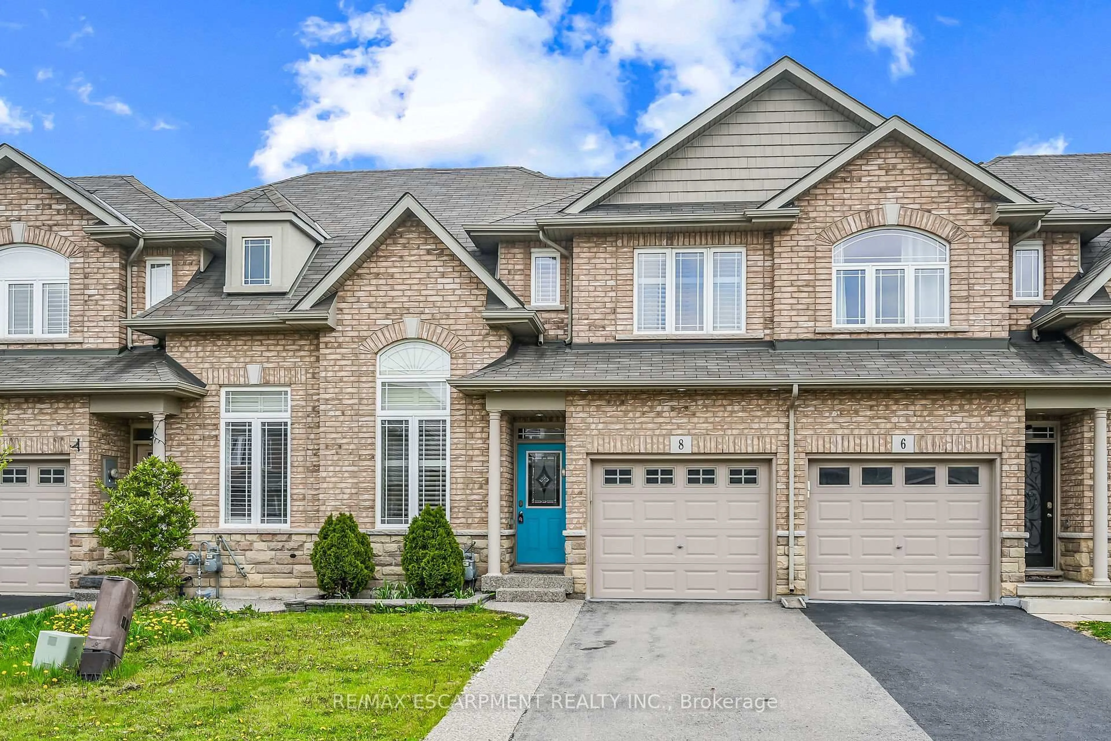 Home with brick exterior material, street for 8 Charleswood Cres, Hamilton Ontario L0R 1P0