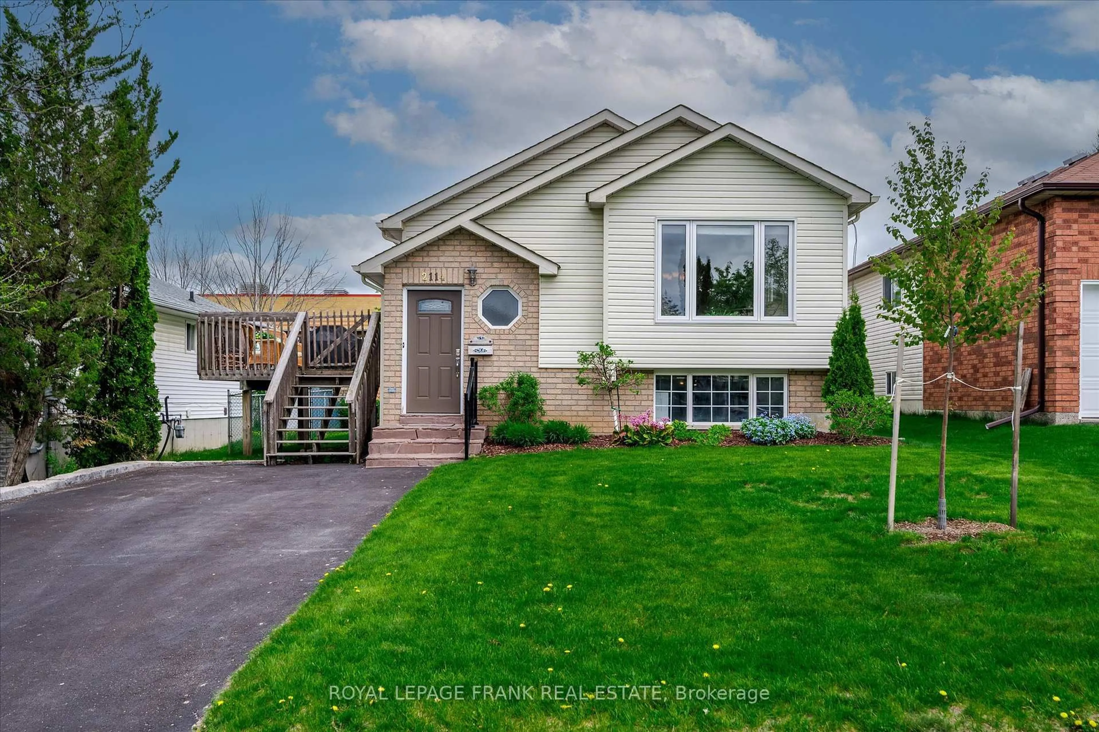 Home with vinyl exterior material, street for 2114 Easthill Dr, Peterborough East Ontario K9L 1Y8