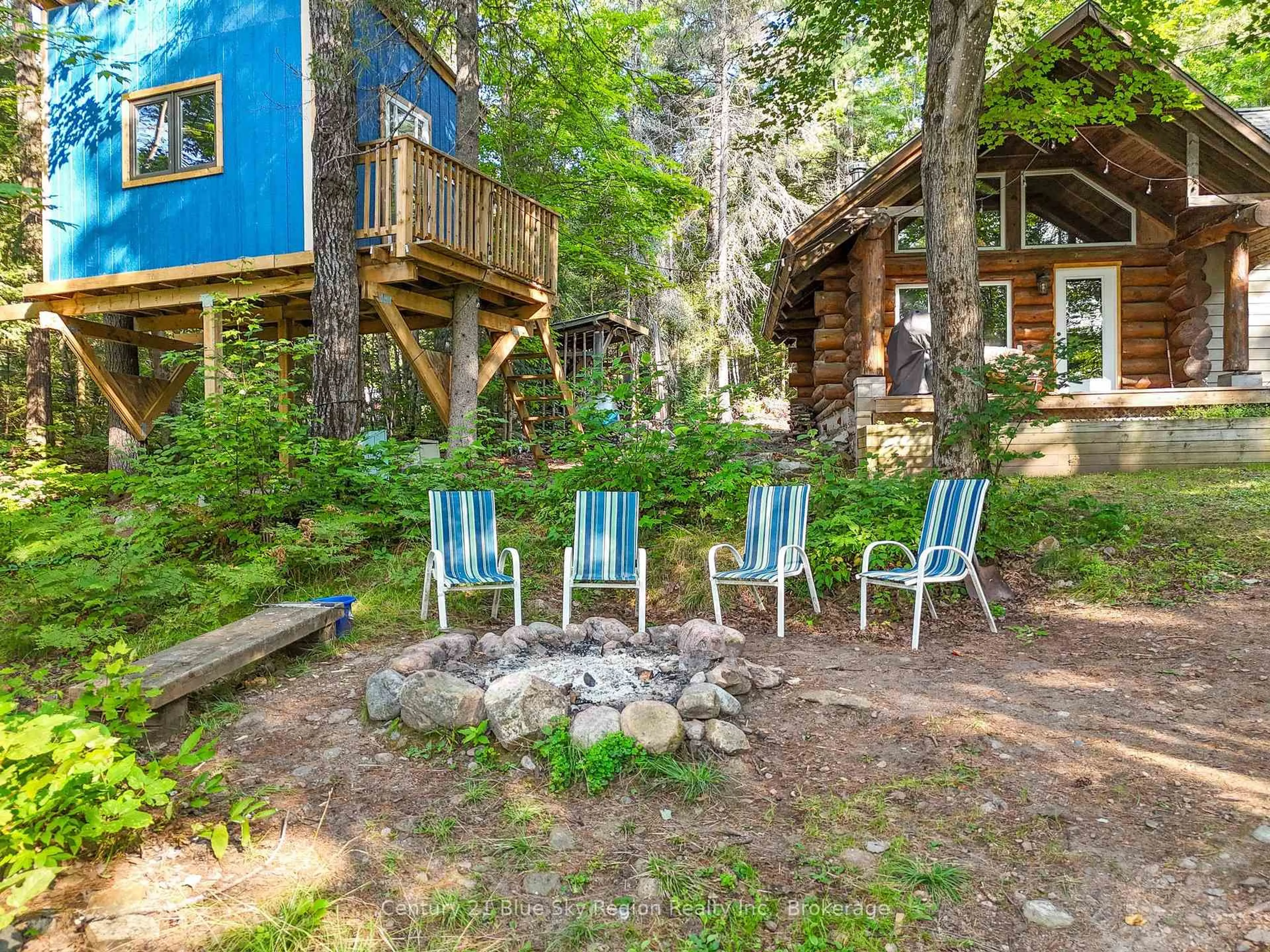 Patio, water/lake/river/ocean view for 56 Fitzgerald Rd, Unorganized Townships Ontario P0H 2A0