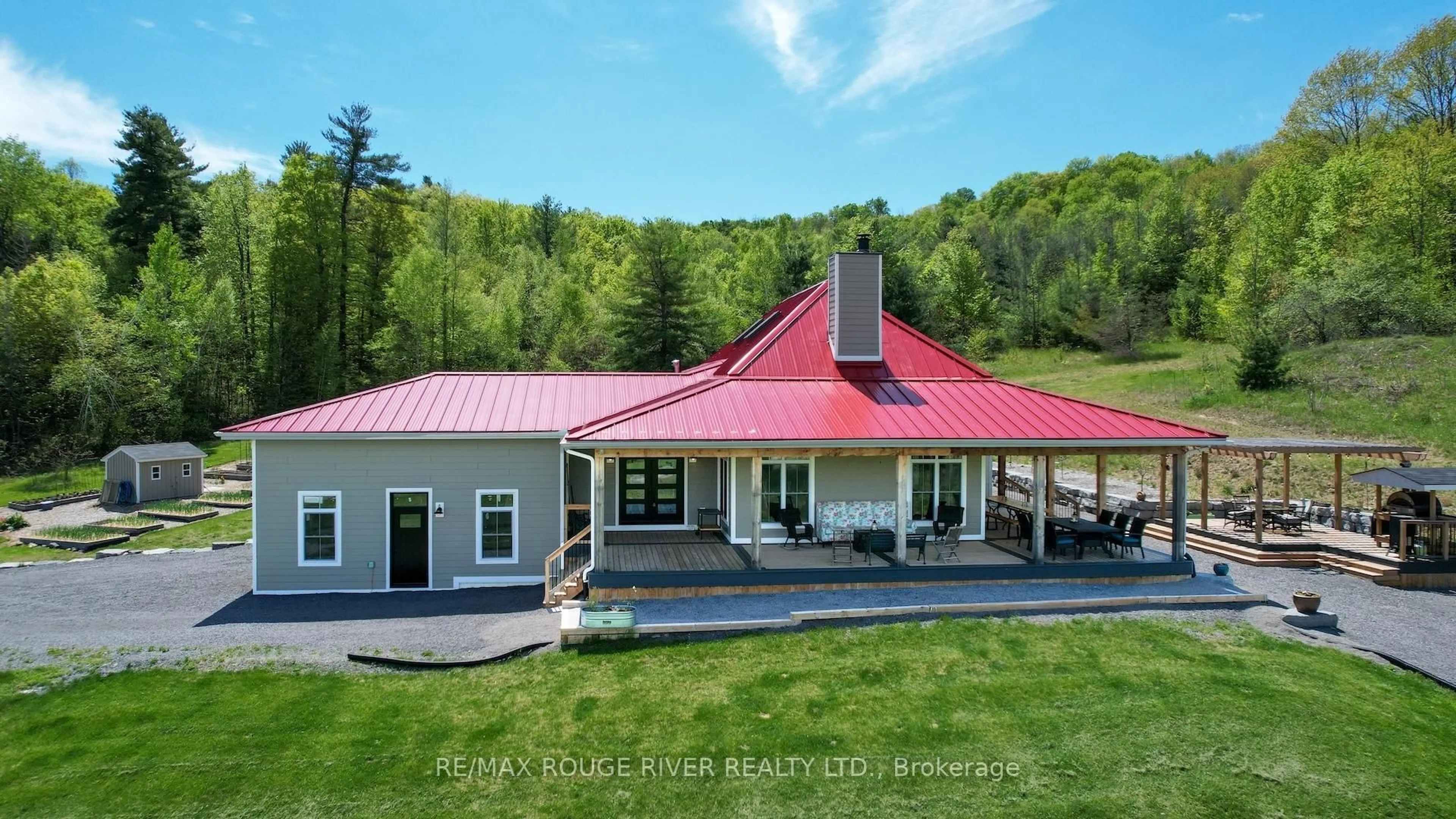 A pic from outside/outdoor area/front of a property/back of a property/a pic from drone, unknown for 2182 Shelter Valley Rd, Alnwick/Haldimand Ontario K0K 2G0