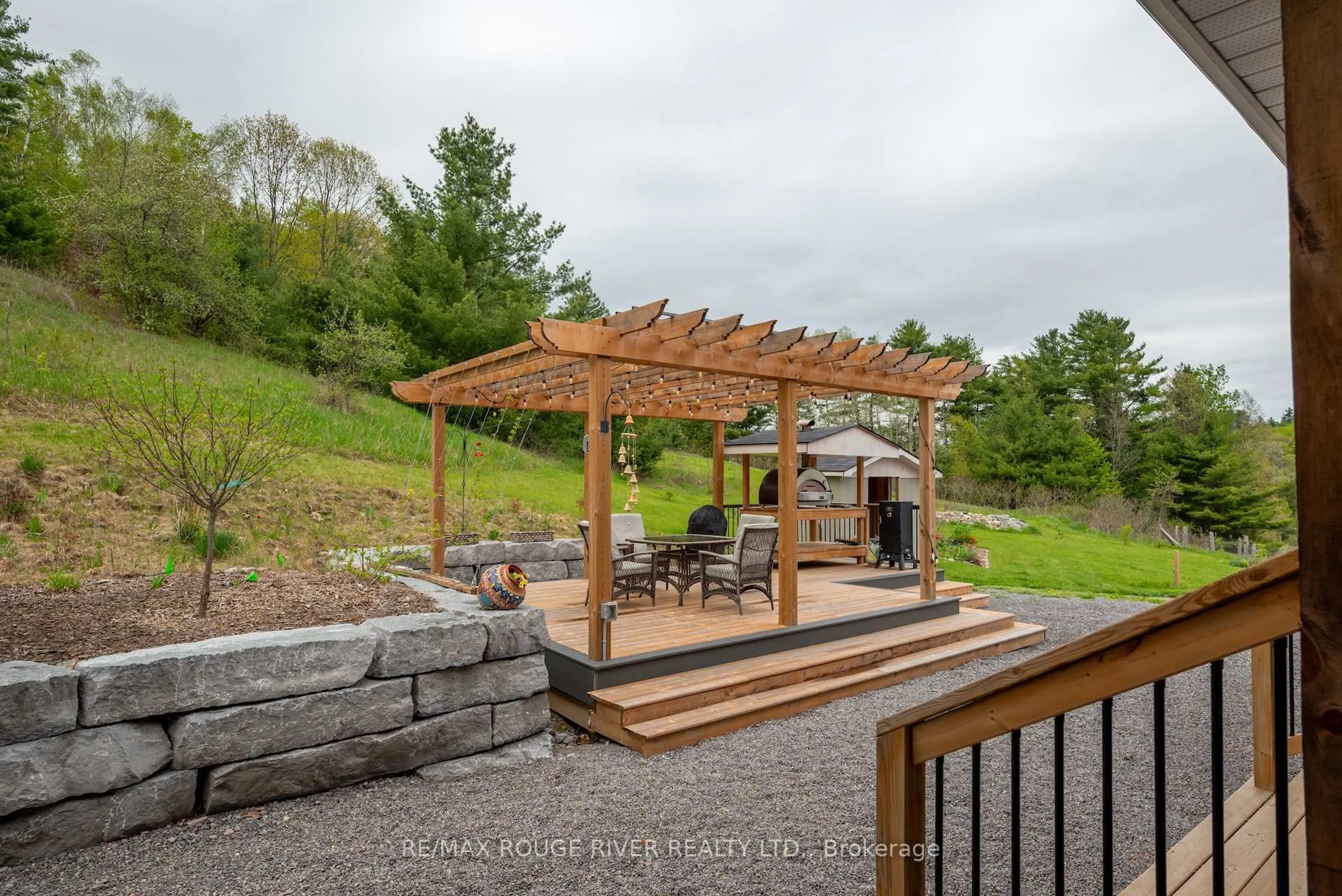Patio, water/lake/river/ocean view for 2182 Shelter Valley Rd, Alnwick/Haldimand Ontario K0K 2G0