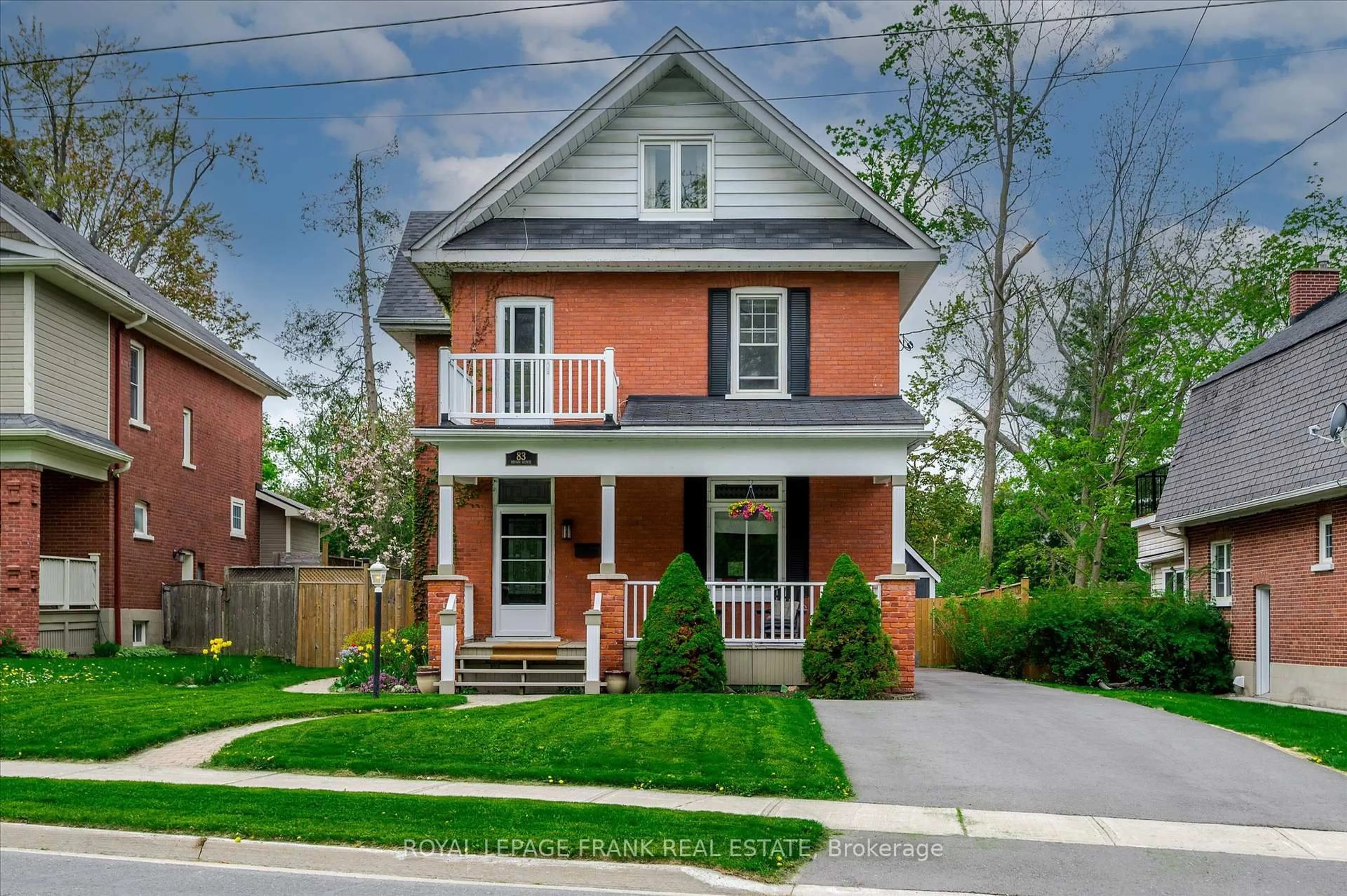 Home with brick exterior material, street for 83 Benson Ave, Peterborough North Ontario K9H 5X8