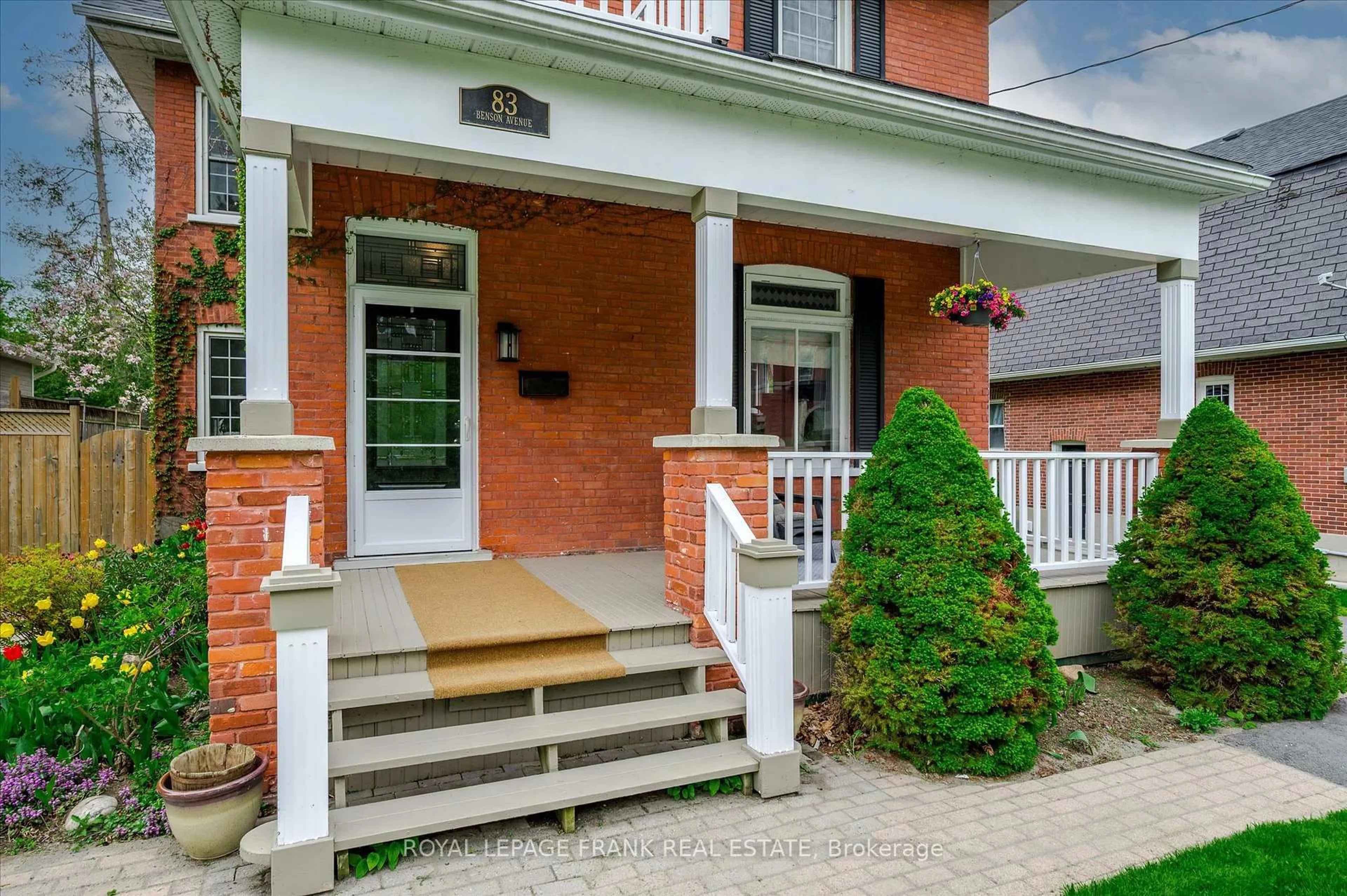 Home with brick exterior material, street for 83 Benson Ave, Peterborough North Ontario K9H 5X8