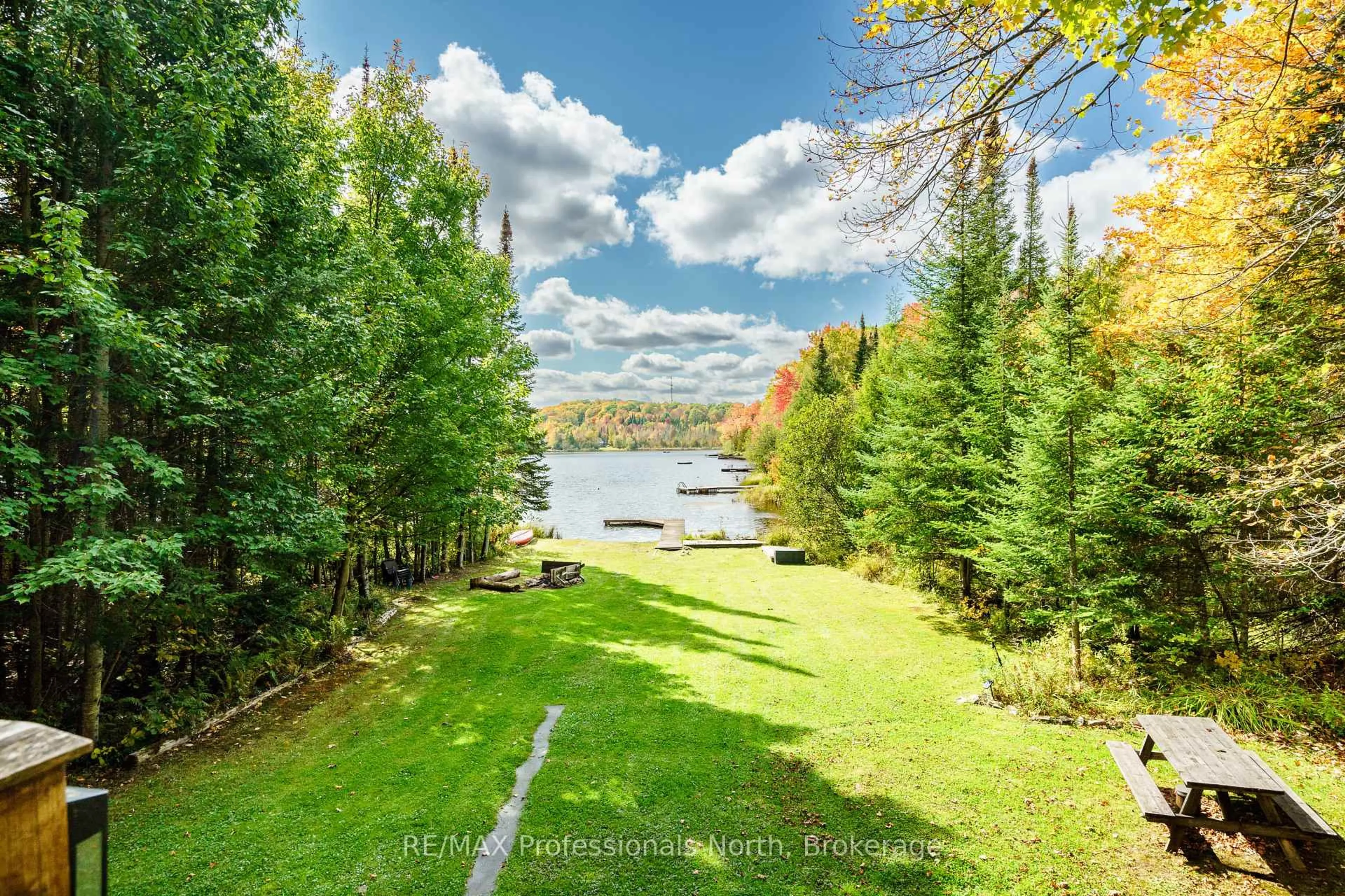 Patio, water/lake/river/ocean view for 1179 Sharon Lake Dr, Minden Hills Ontario K0M 2K0