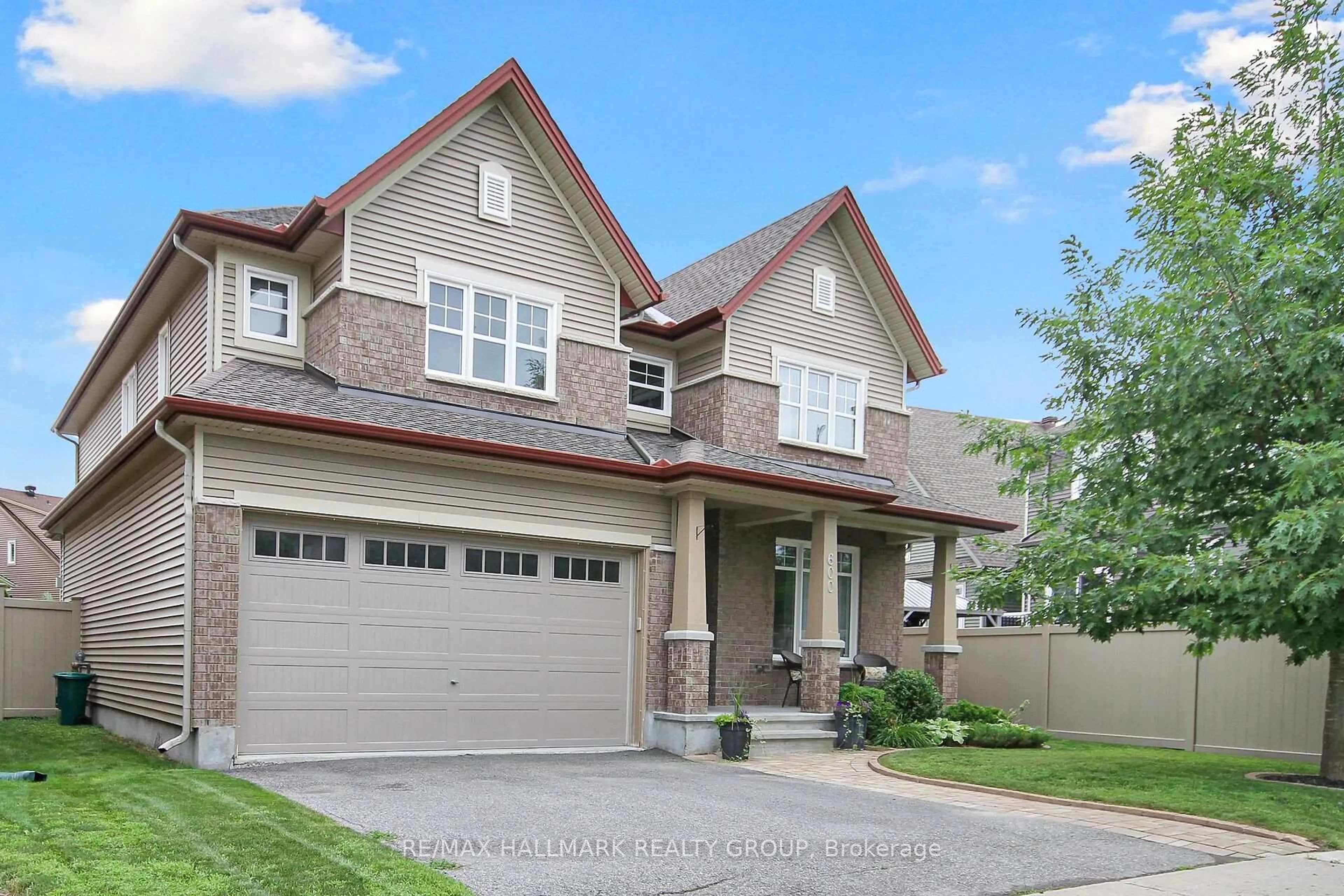 Home with brick exterior material, street for 600 Via Amalfi St, Ottawa Ontario K2J 5X8