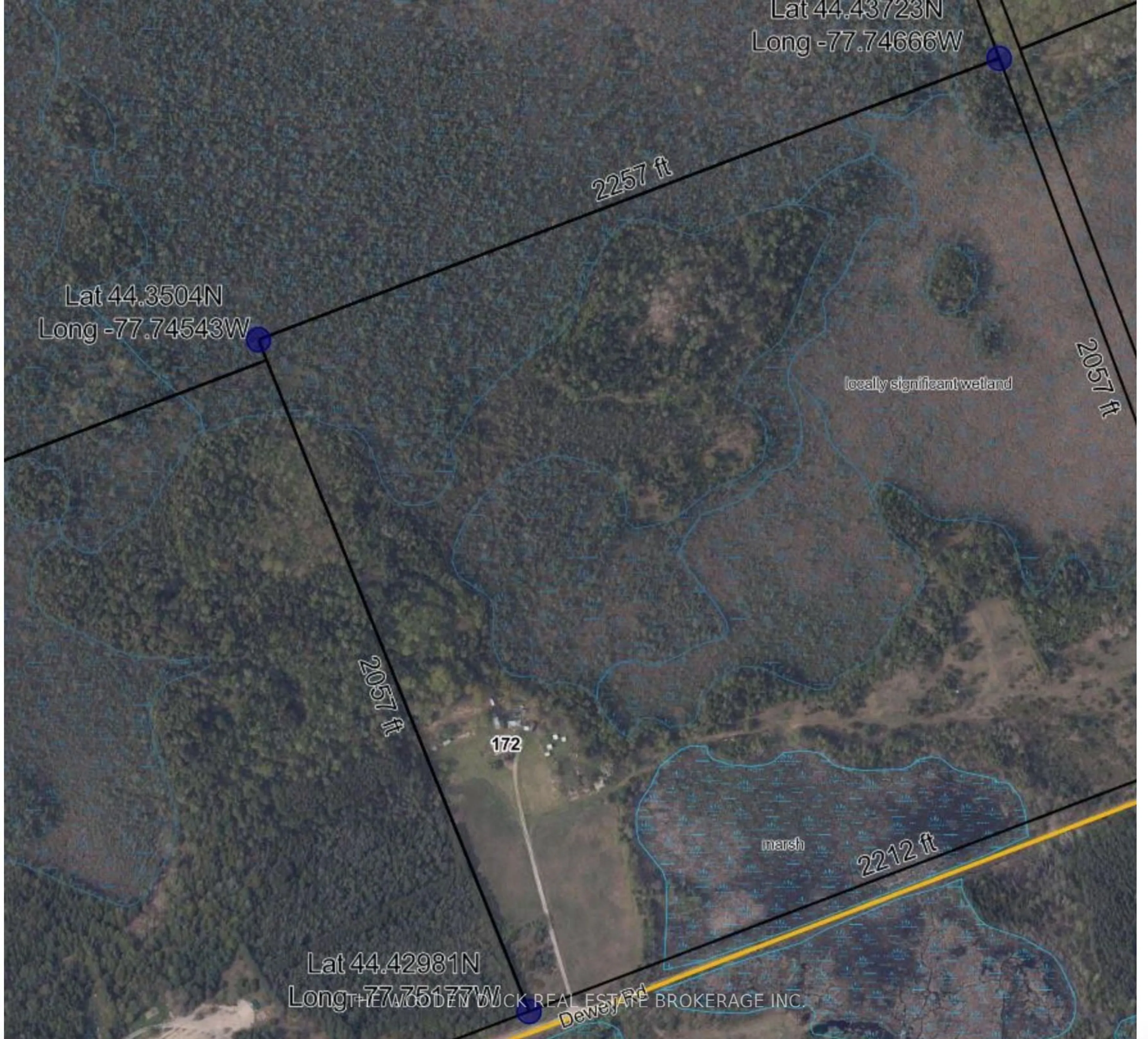 Picture of a map for 172 Dewey Rd, Havelock-Belmont-Methuen Ontario K0L 1Z0