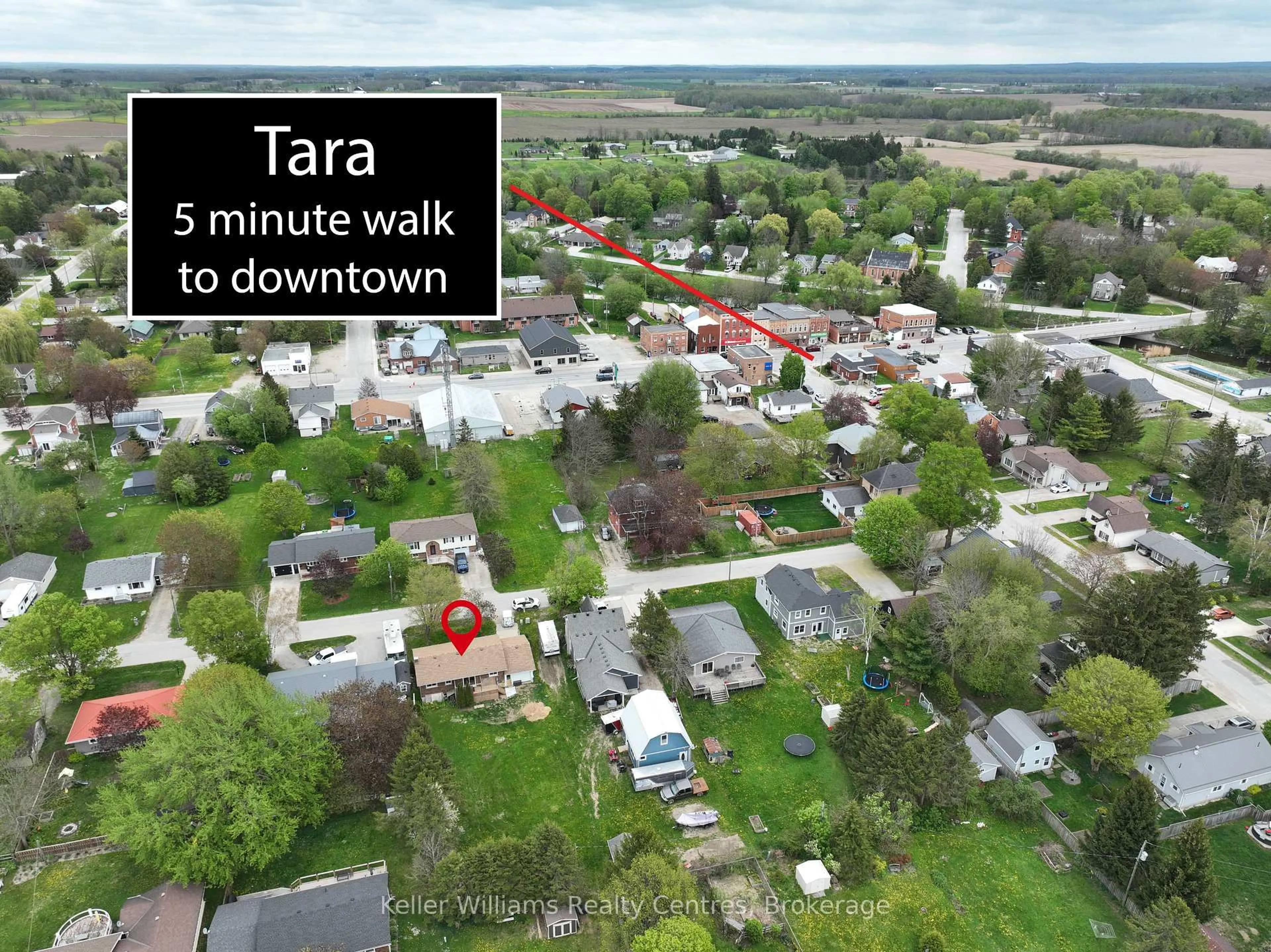 A pic from outside/outdoor area/front of a property/back of a property/a pic from drone, street for 78 Elgin Ave, Arran-Elderslie Ontario N0H 2N0