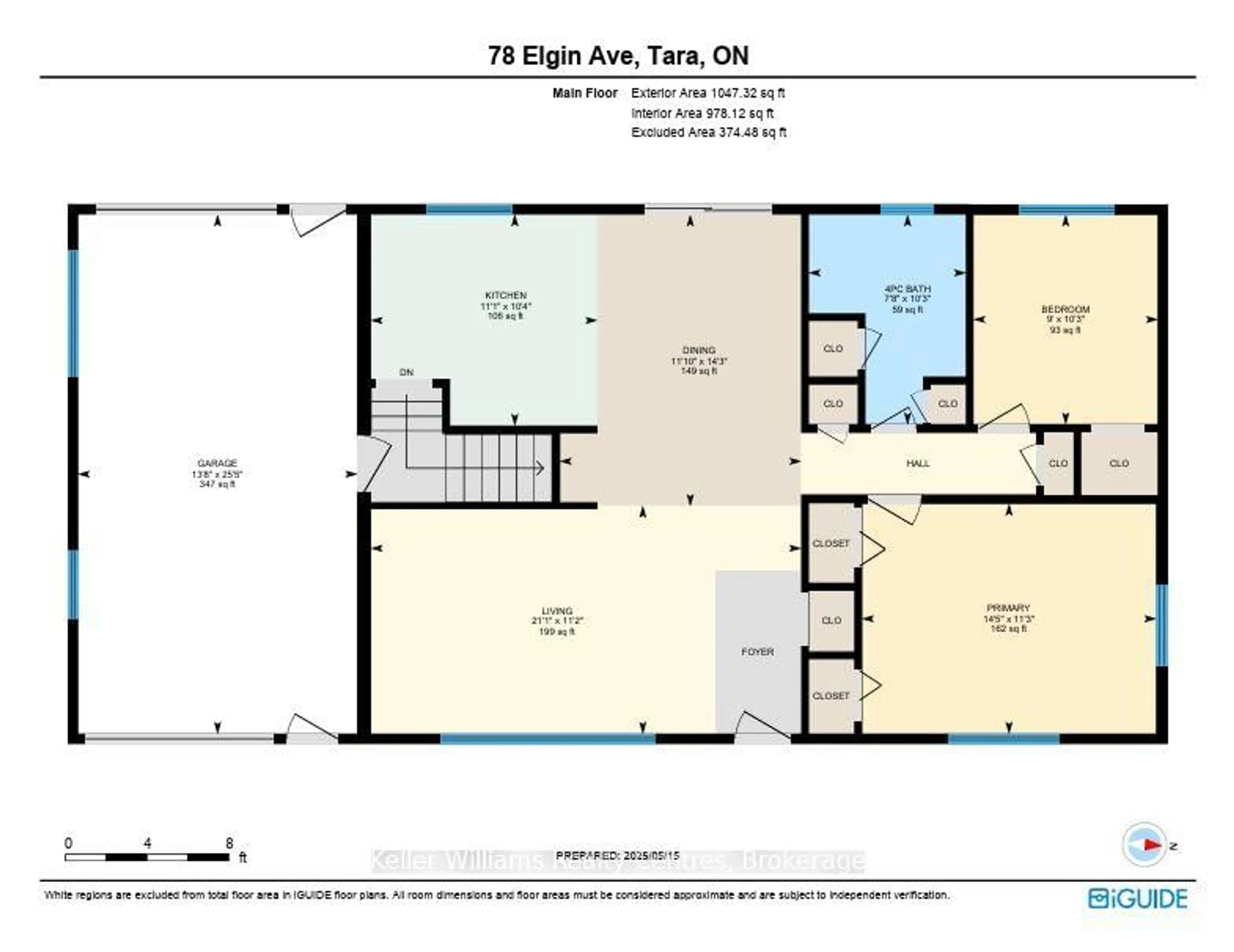 Floor plan for 78 Elgin Ave, Arran-Elderslie Ontario N0H 2N0