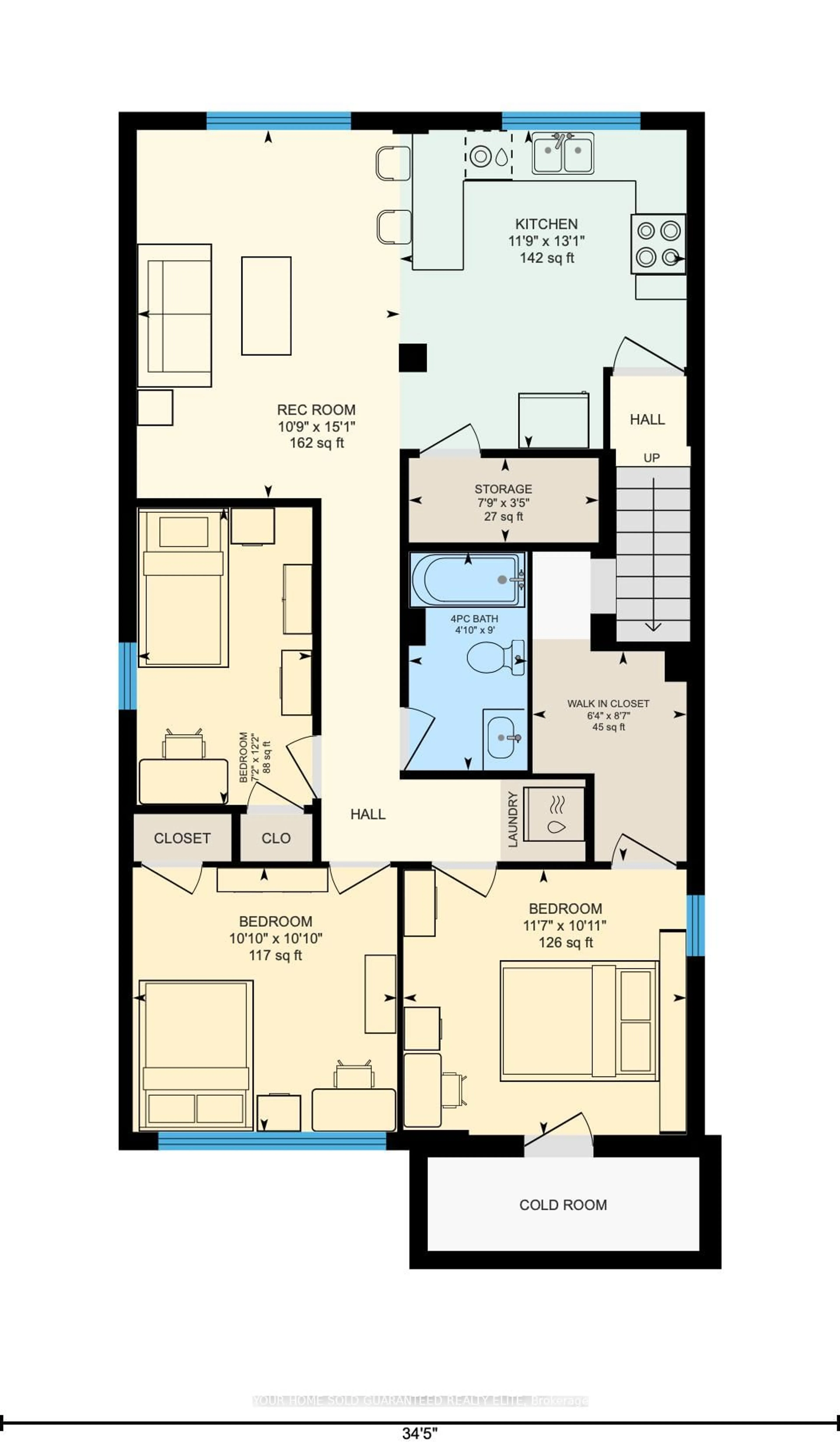 Floor plan for 28 Purvis Dr, Hamilton Ontario L8S 2S1