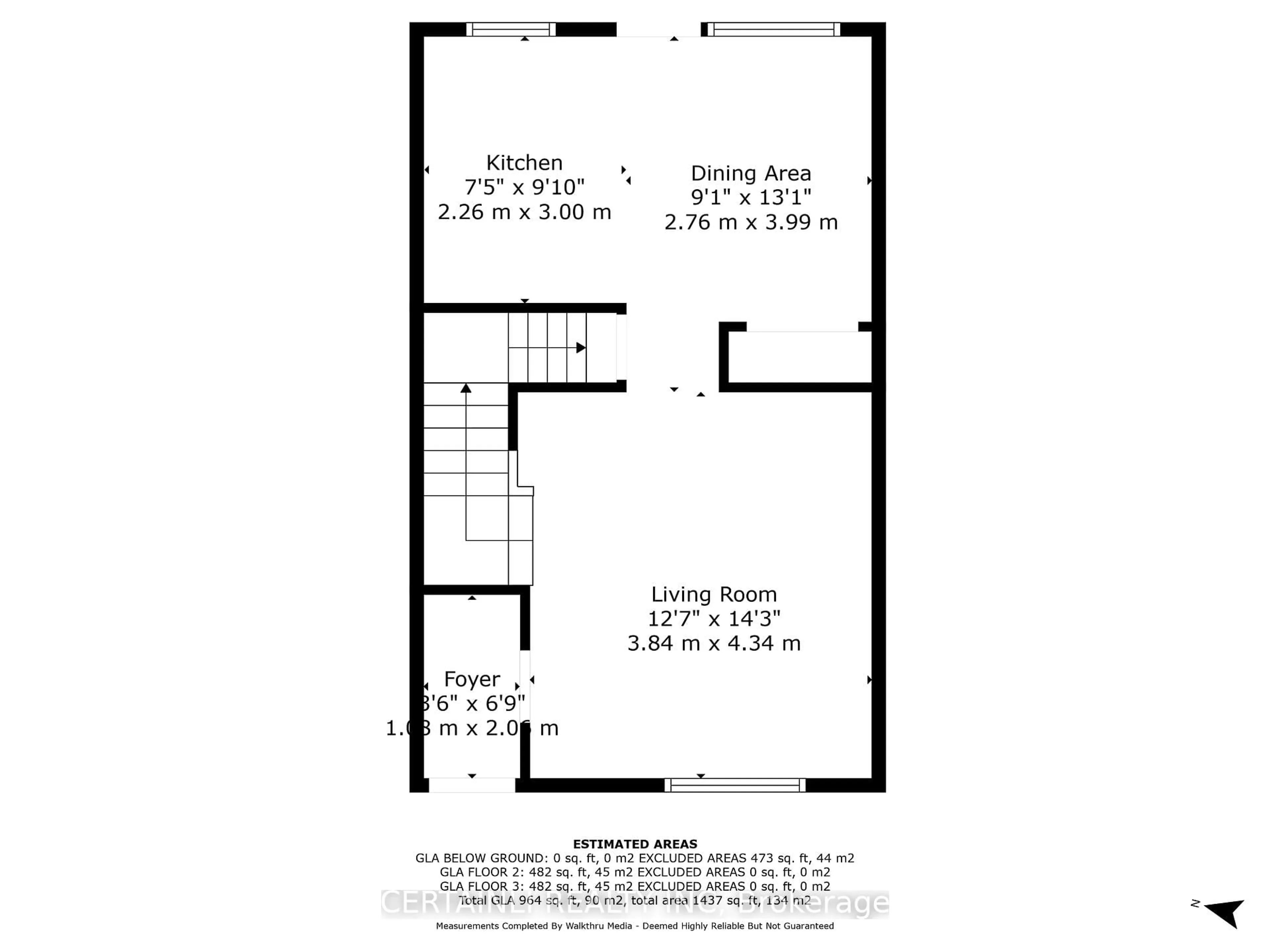 Floor plan for 40 Tiffany Dr #32, London East Ontario N5V 3N3