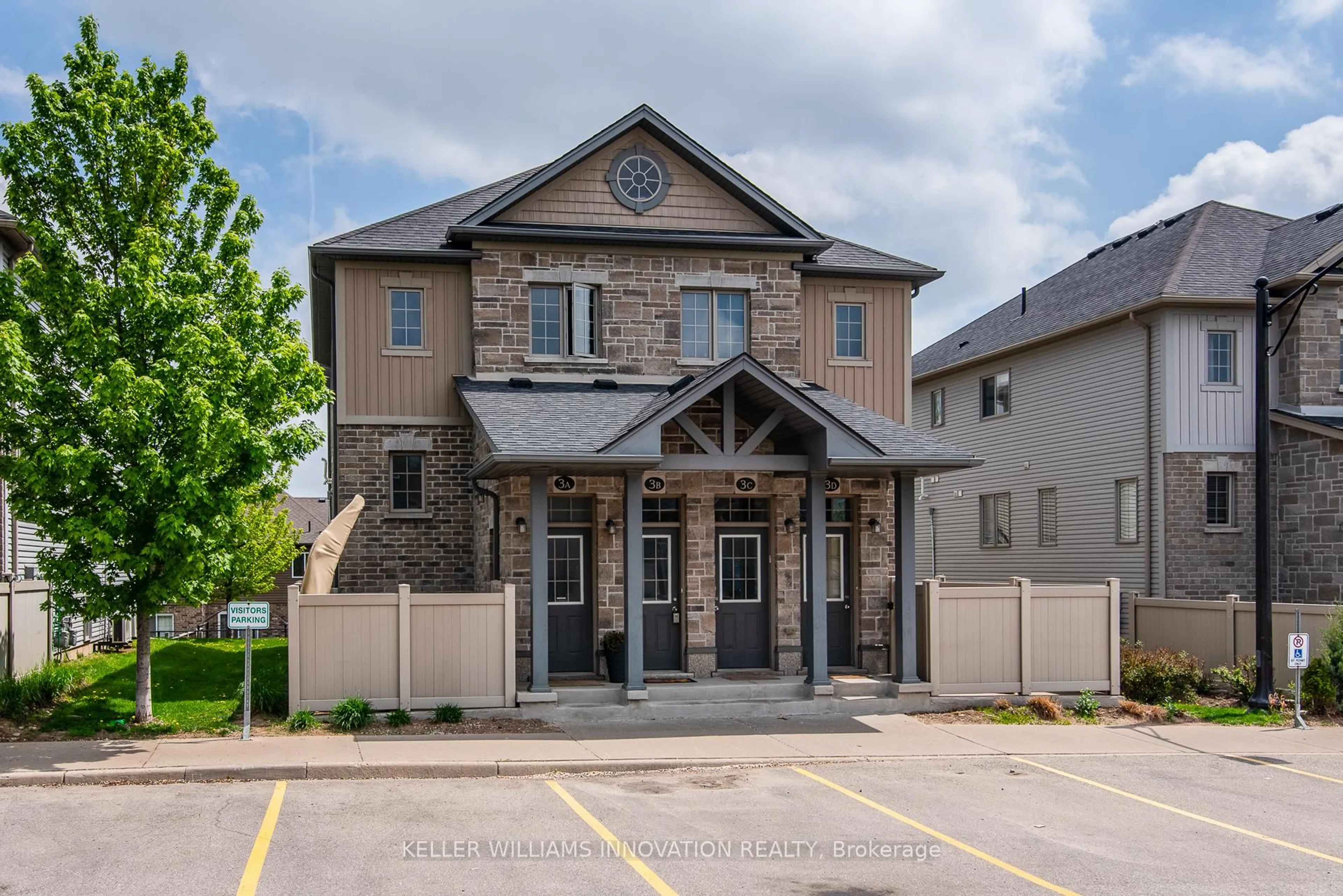 Home with brick exterior material, street for 388 Old Huron Rd #3B, Kitchener Ontario N2R 0J6