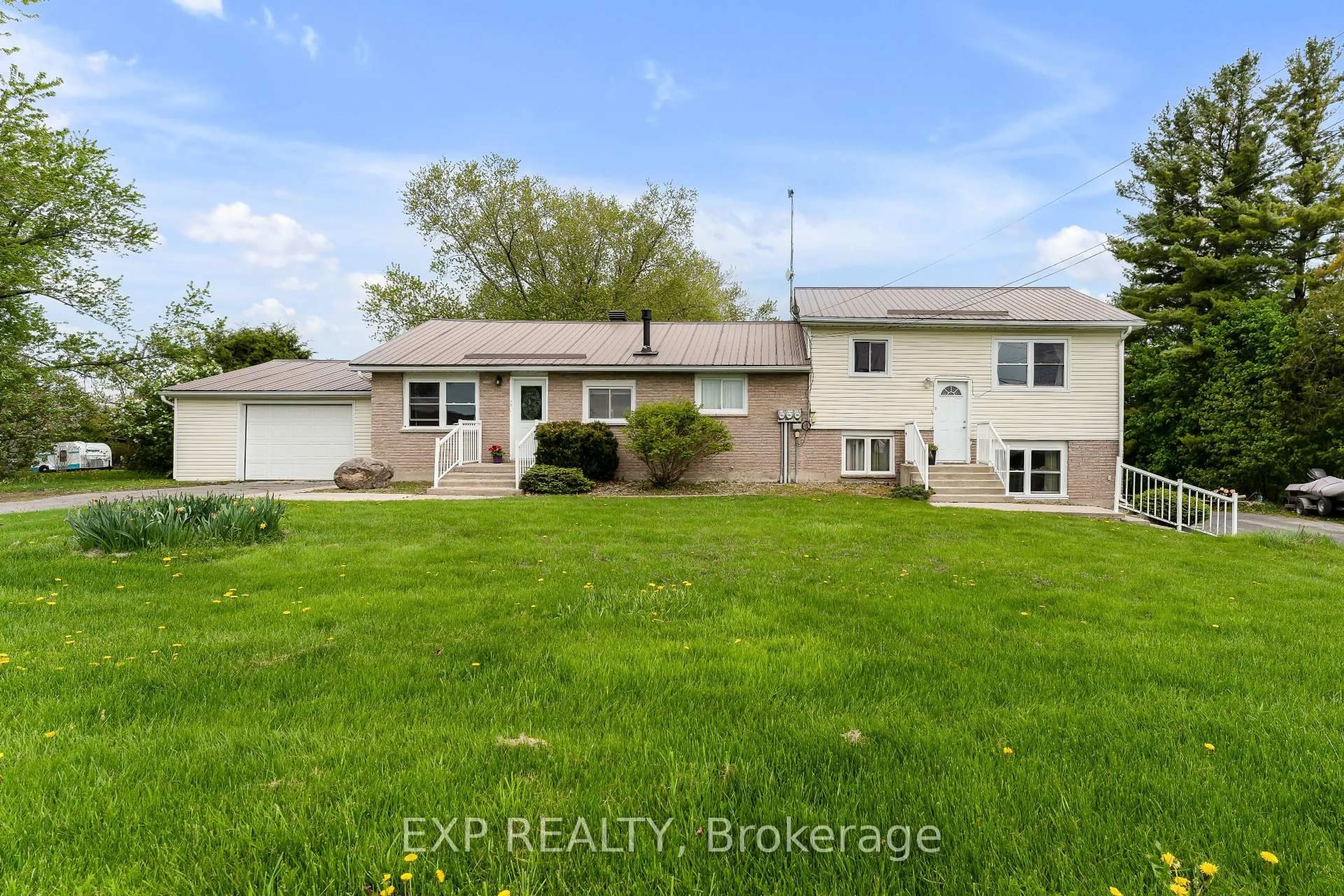A pic from outside/outdoor area/front of a property/back of a property/a pic from drone, water/lake/river/ocean view for 227 Drive In Rd, Plantagenet Ontario K7R 3L2