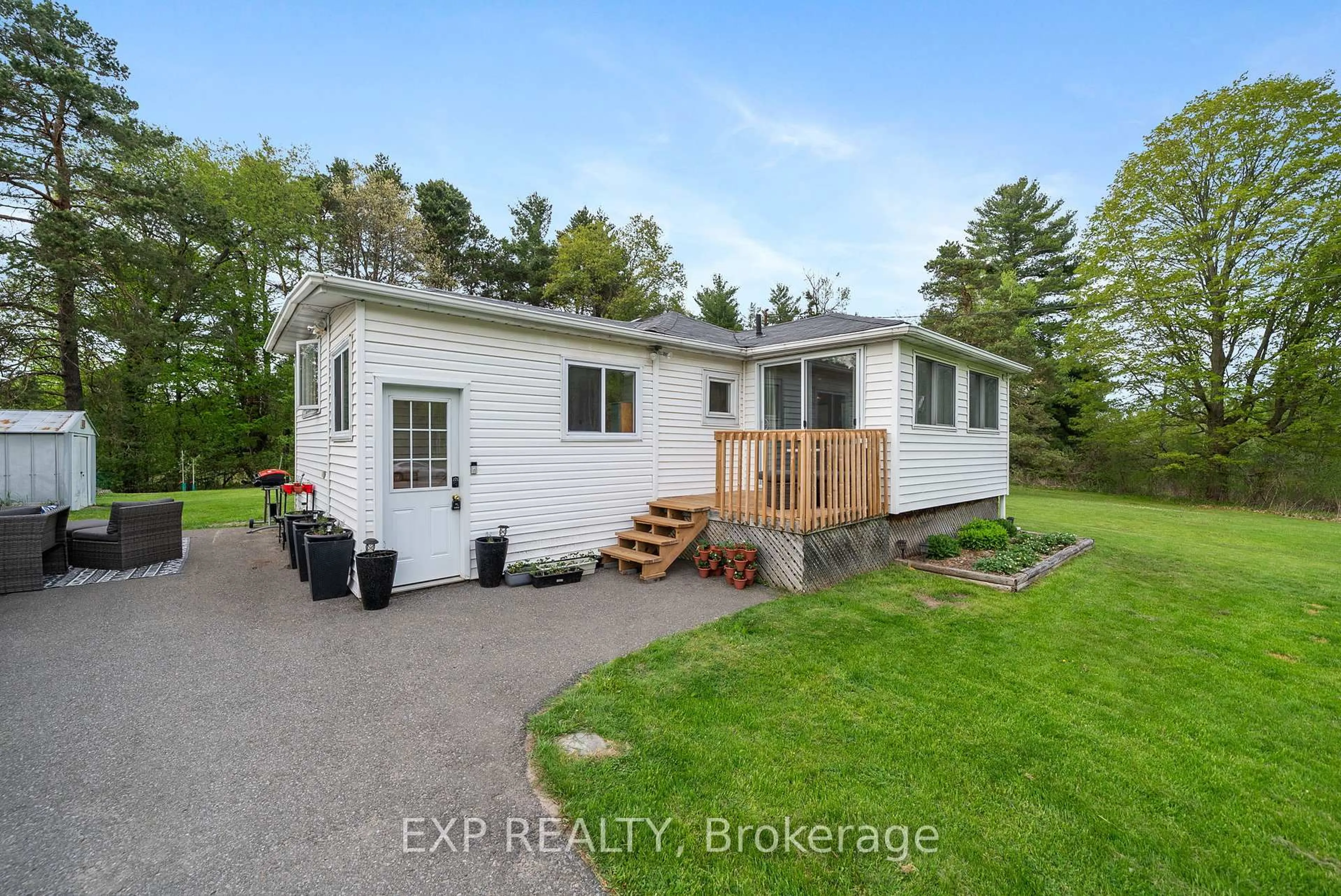 A pic from outside/outdoor area/front of a property/back of a property/a pic from drone, unknown for 12892 County Road 21 N/A, Cramahe Ontario K0K 1S0