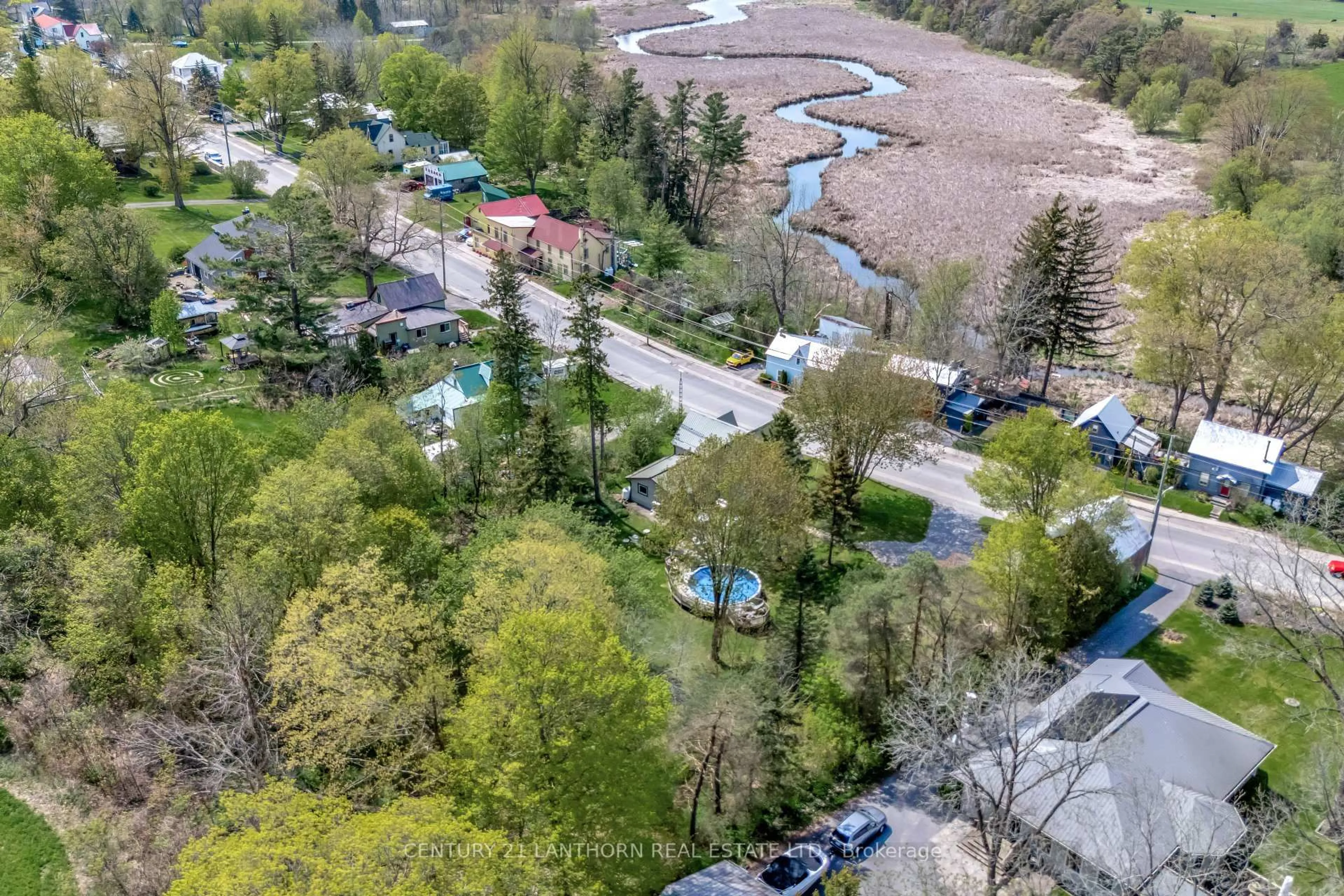 A pic from outside/outdoor area/front of a property/back of a property/a pic from drone, unknown for 1647 County Road 10 N/A, Prince Edward County Ontario K0K 1P0
