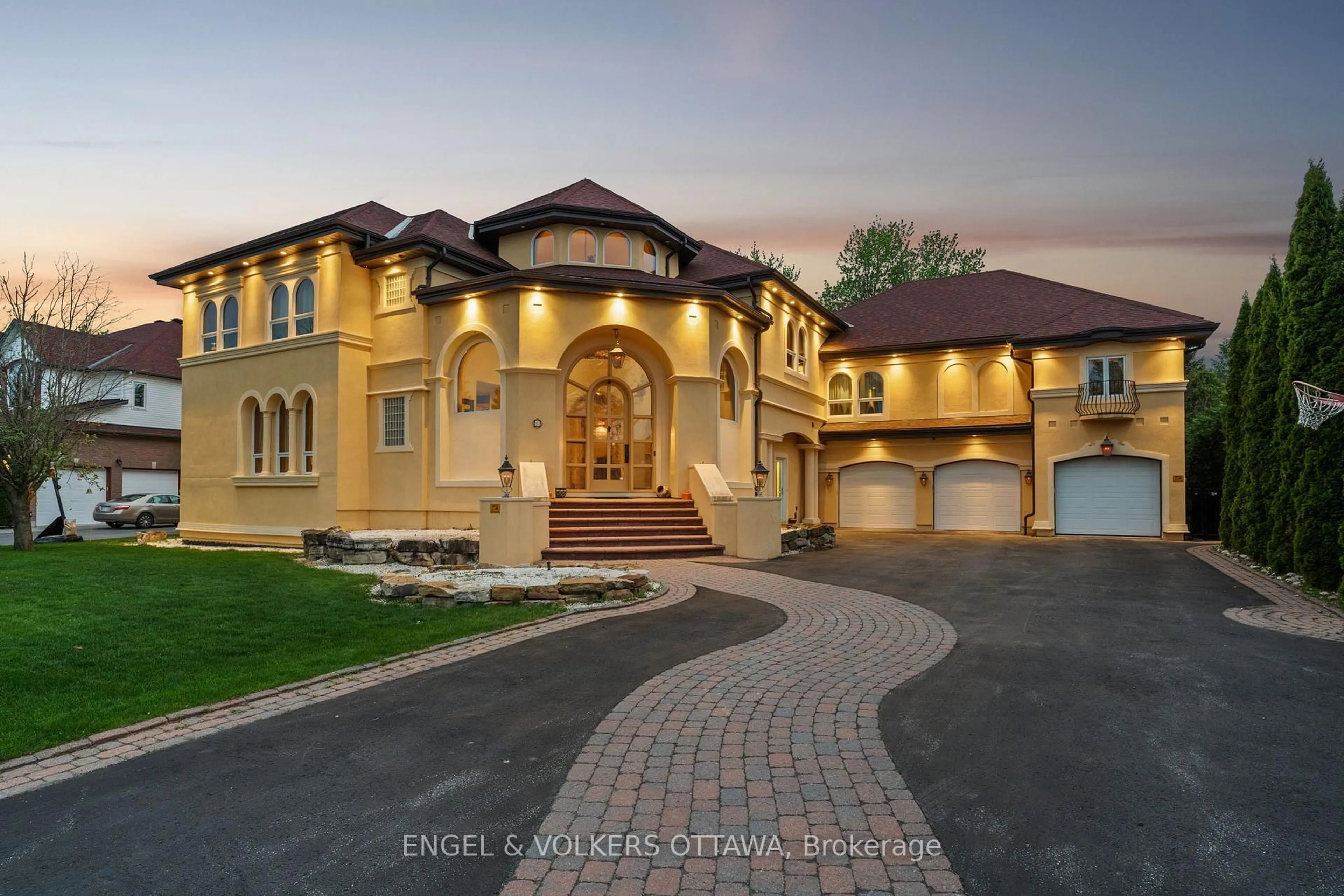 Home with brick exterior material, street for 6 Cypress Gdns, Stittsville Ontario K2S 1W5