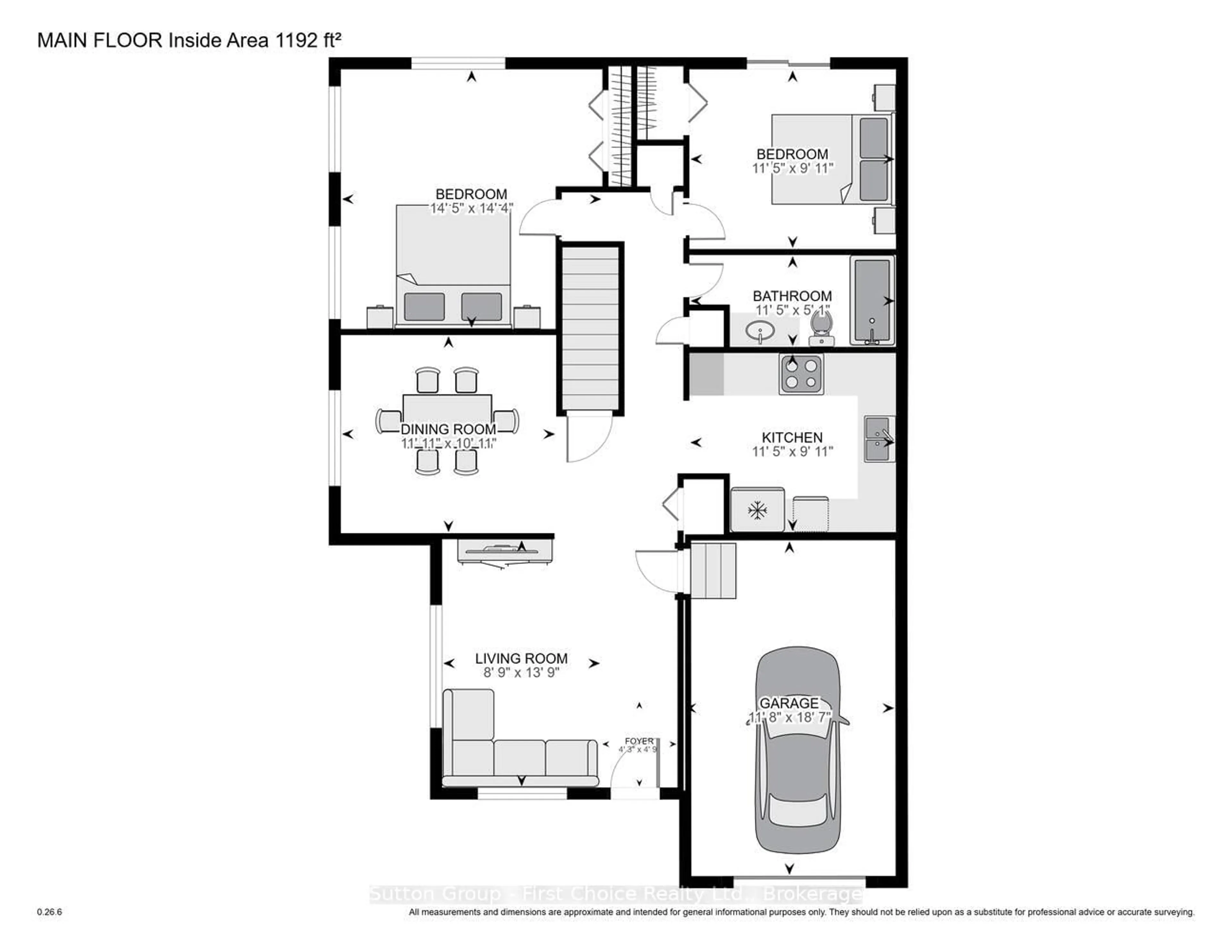 Floor plan for 103 Gregory Cres, Stratford Ontario N5A 8A6