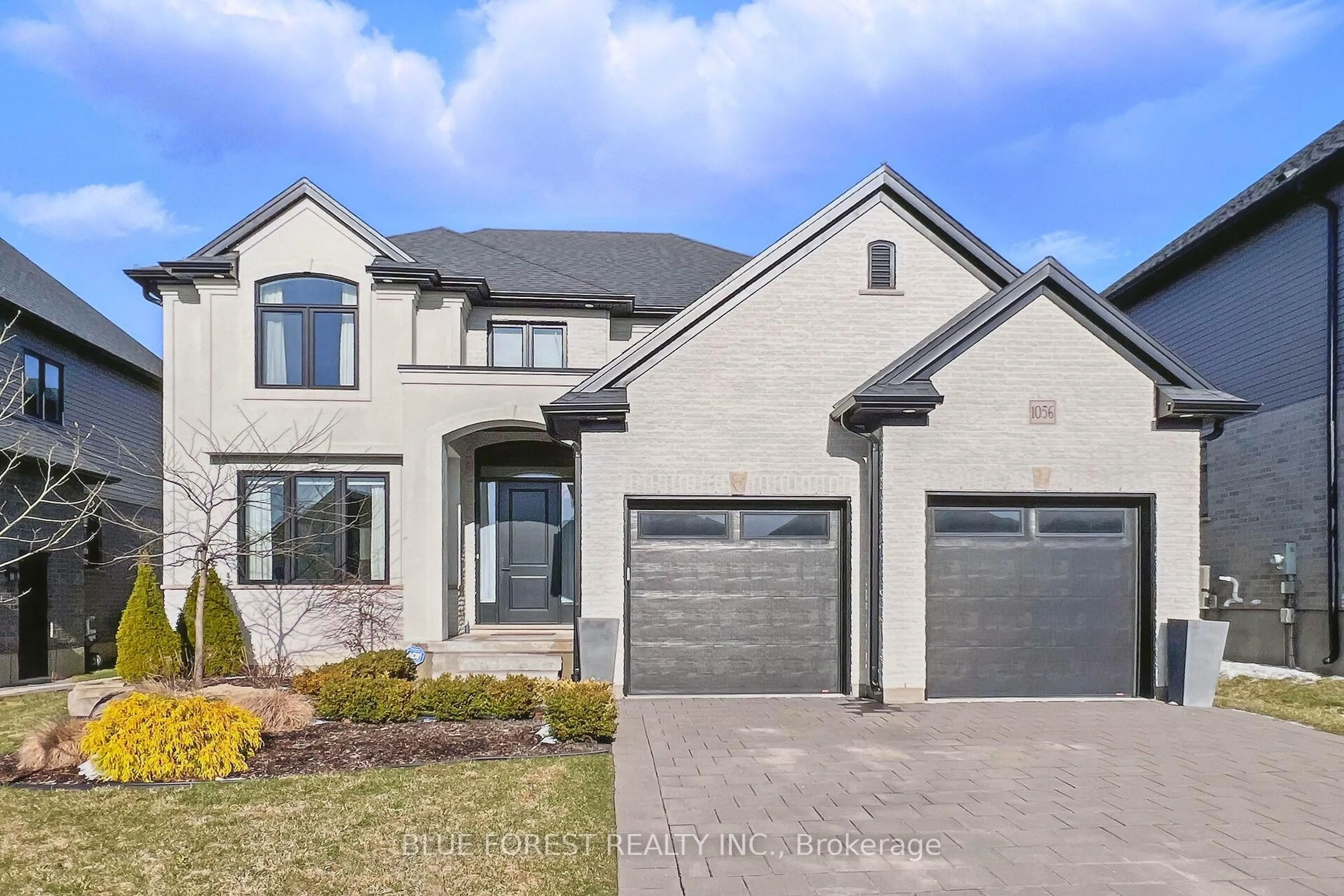 Home with brick exterior material, street for 1056 Trailsway Ave, London South Ontario N6K 4Z3