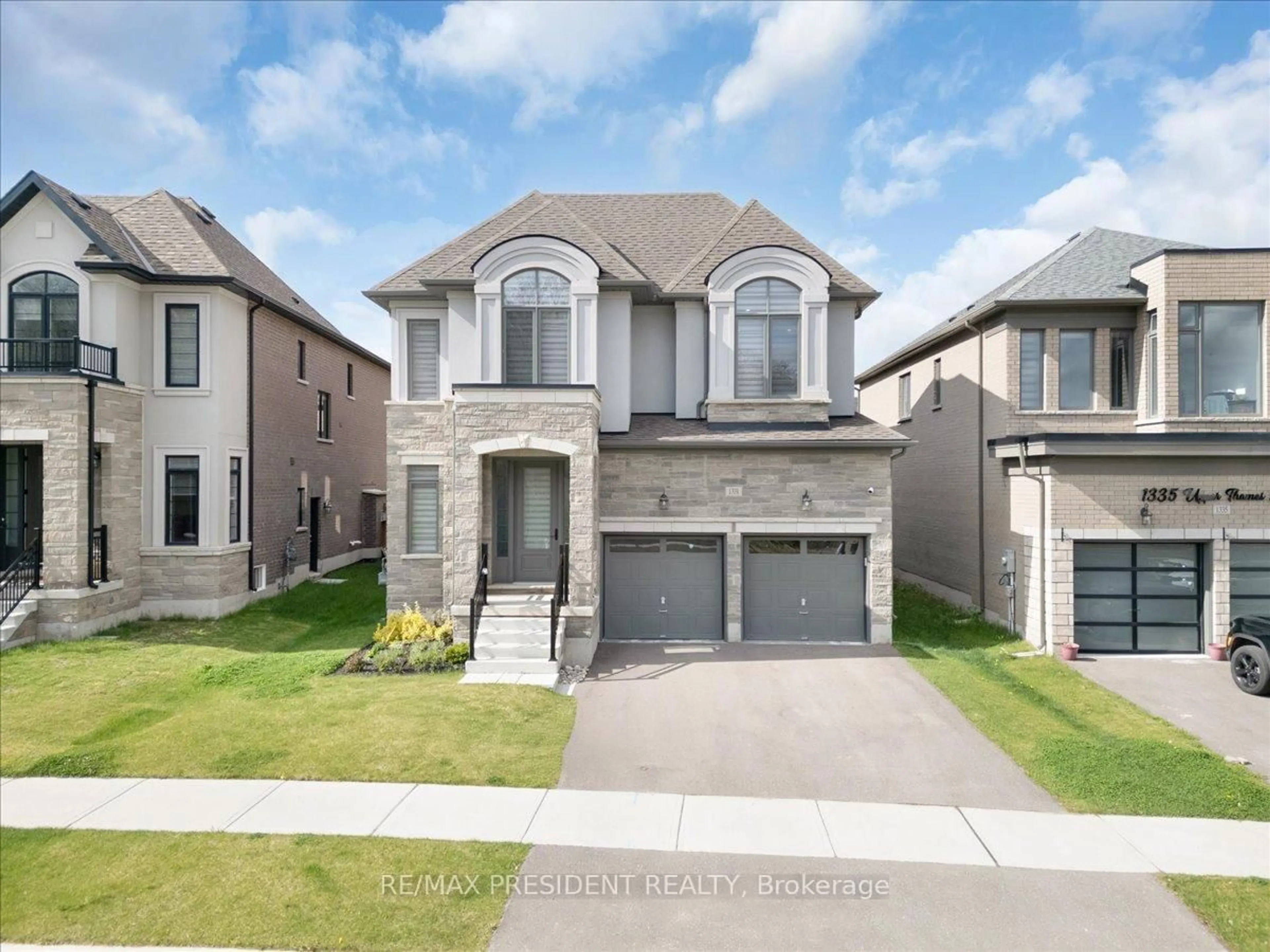 Home with brick exterior material, street for 1331 Upper Thames Dr, Woodstock Ontario N4T 0N1